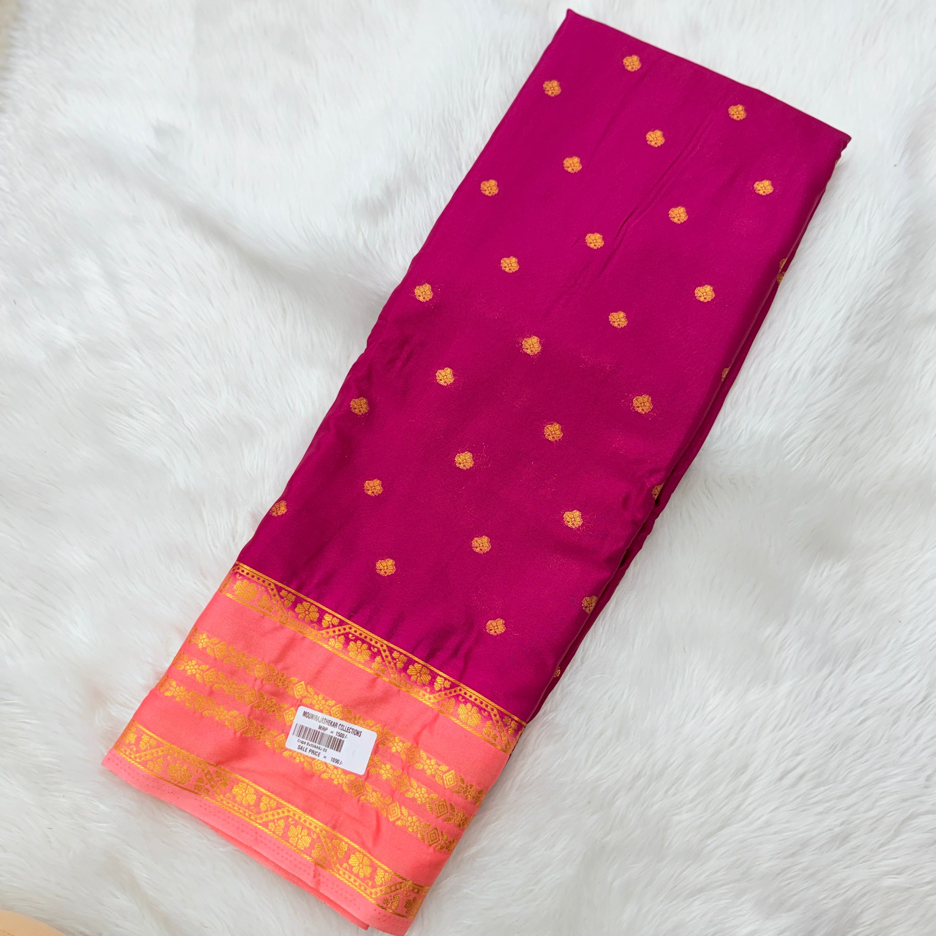 MRC196 Mysore Silk / Crape Butti/AANJ