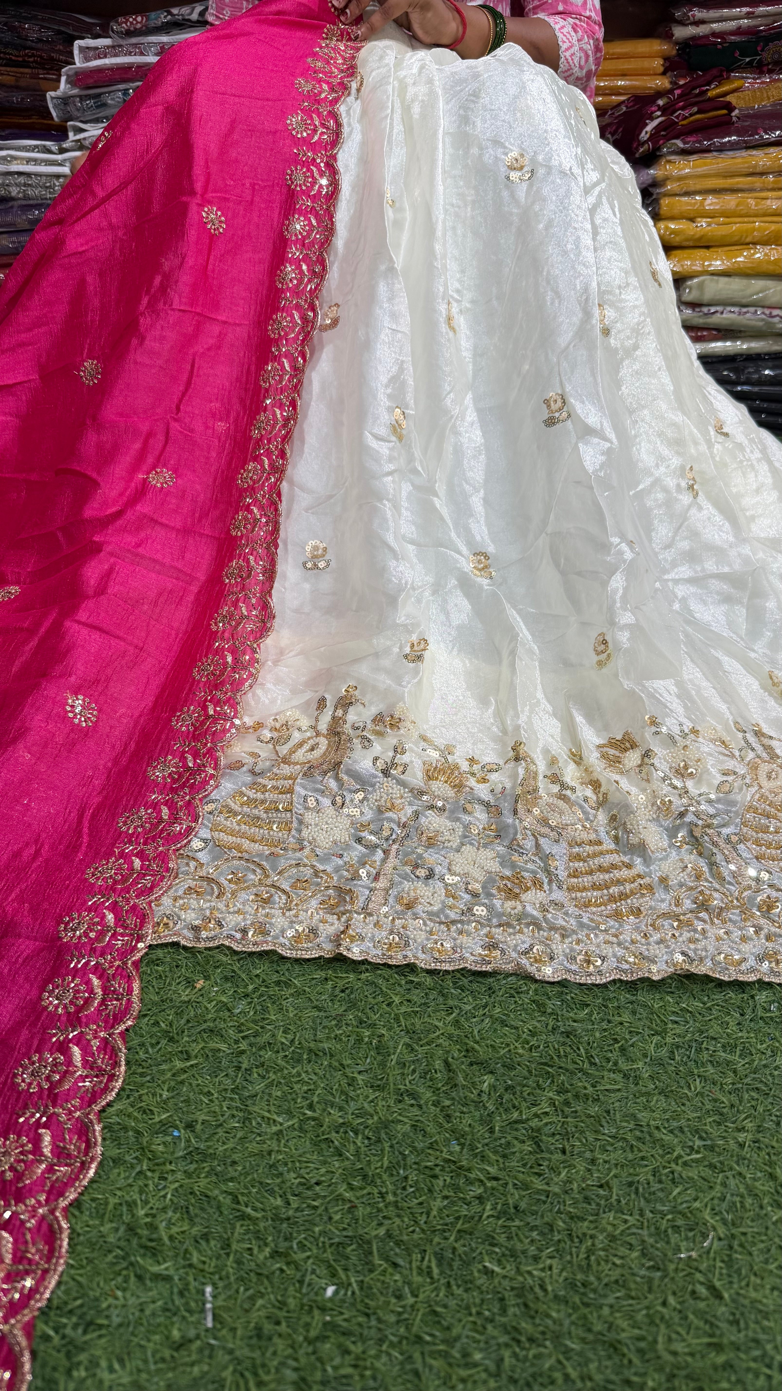 MRC51 Space Silk Beads Work/ Nupur-2