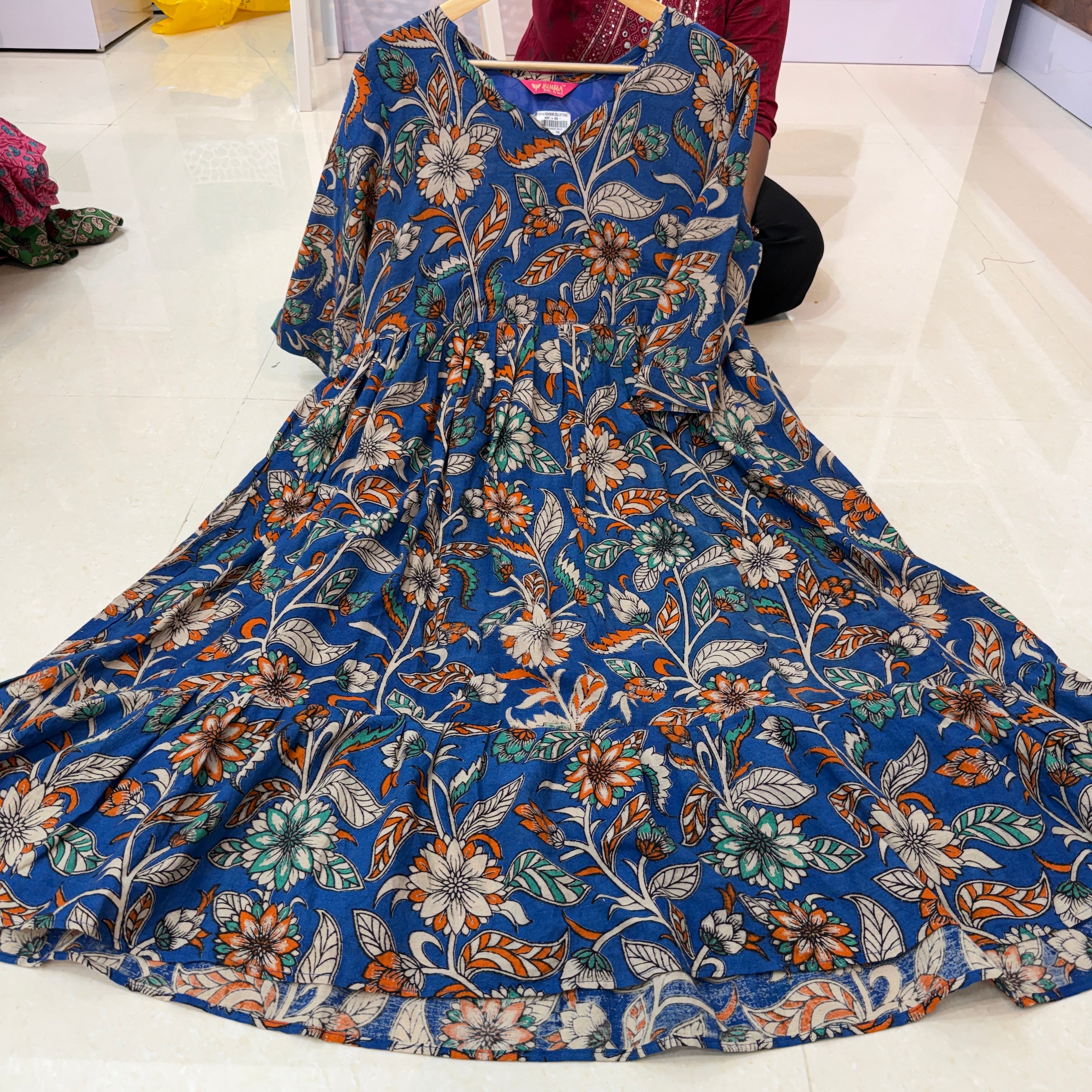 MRC224 cotton Kalamkari frocks