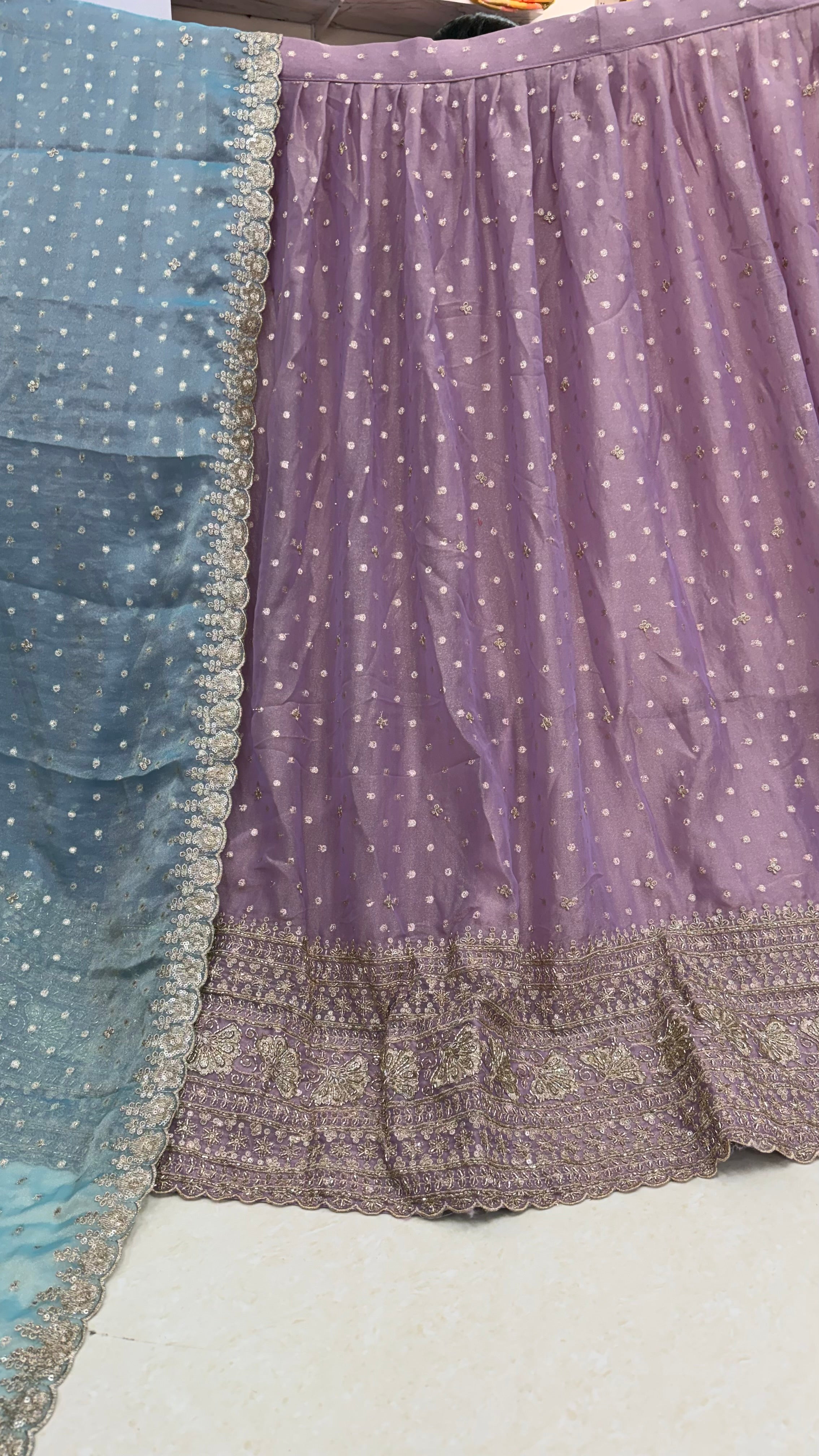 MRC181 Vellfrie Half Saree / Tissue