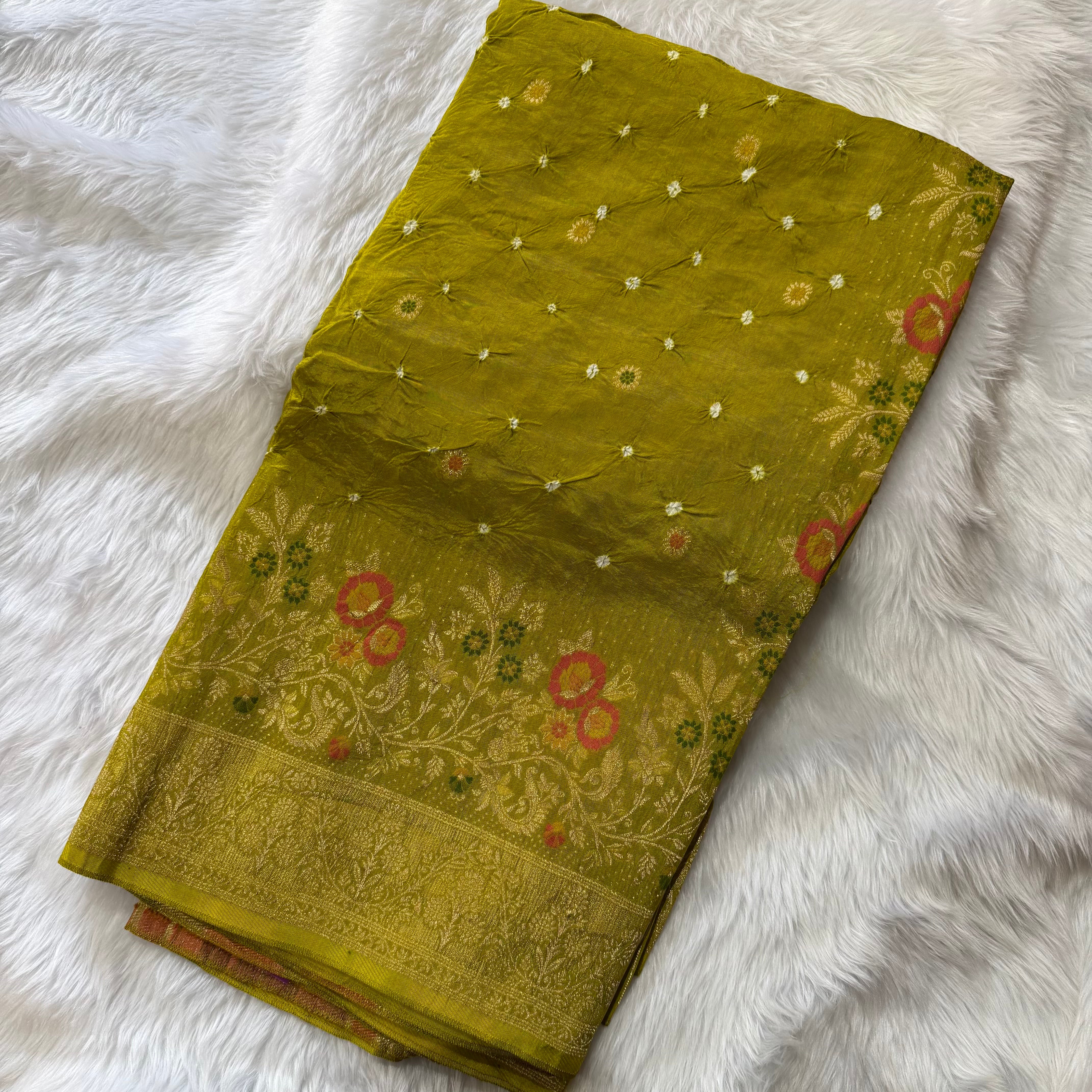 MRC131 premium handcrafted Bandini HO saree