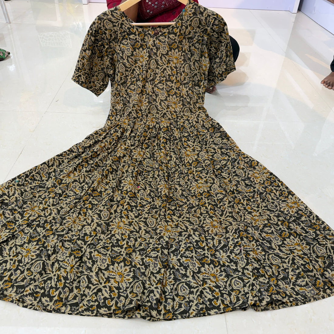 MRC224 cotton Kalamkari frocks