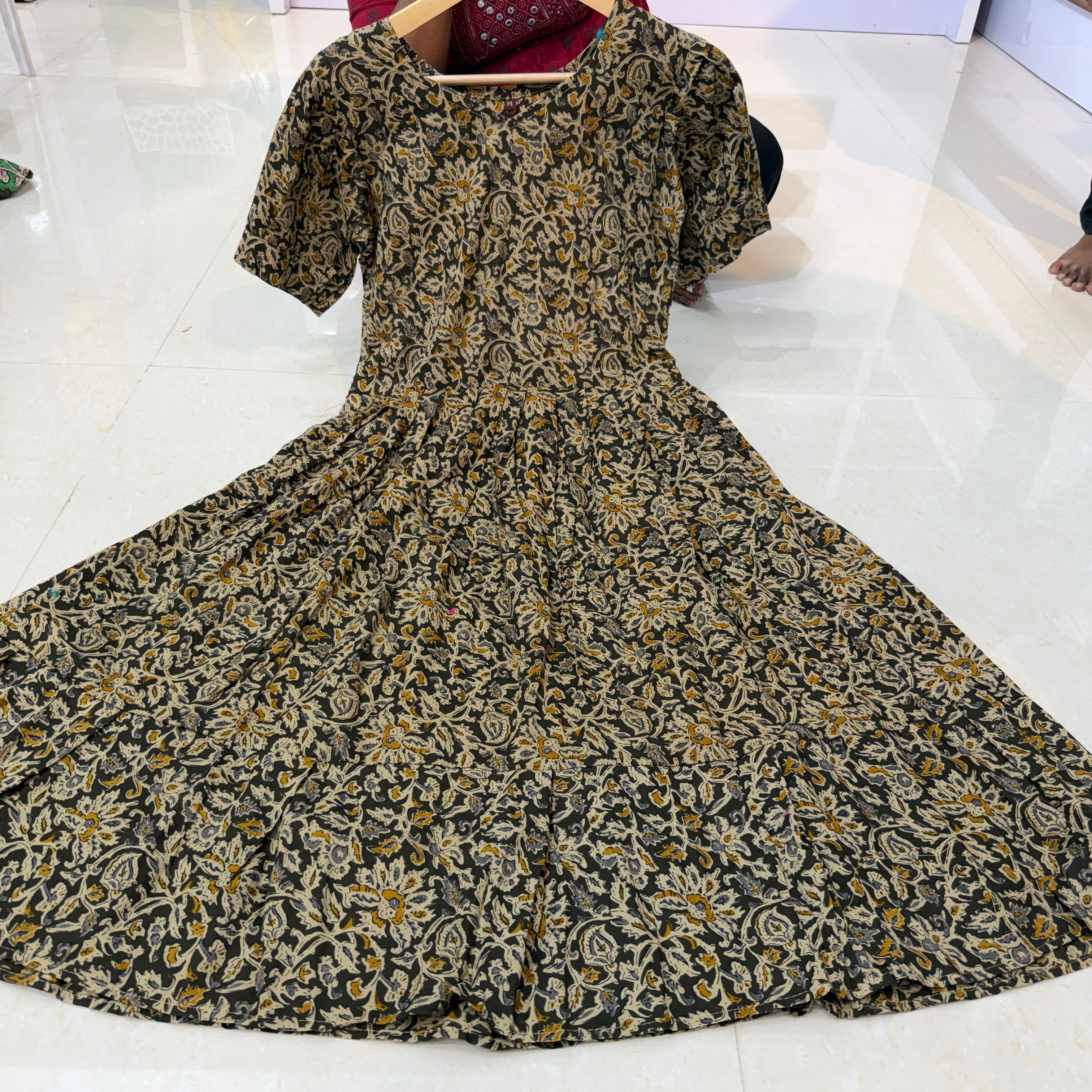 MRC224 cotton Kalamkari frocks