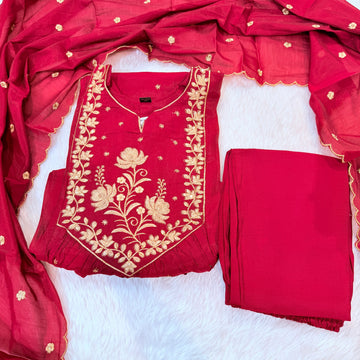 Aadi Sale/mul cotton Emb 3pc
