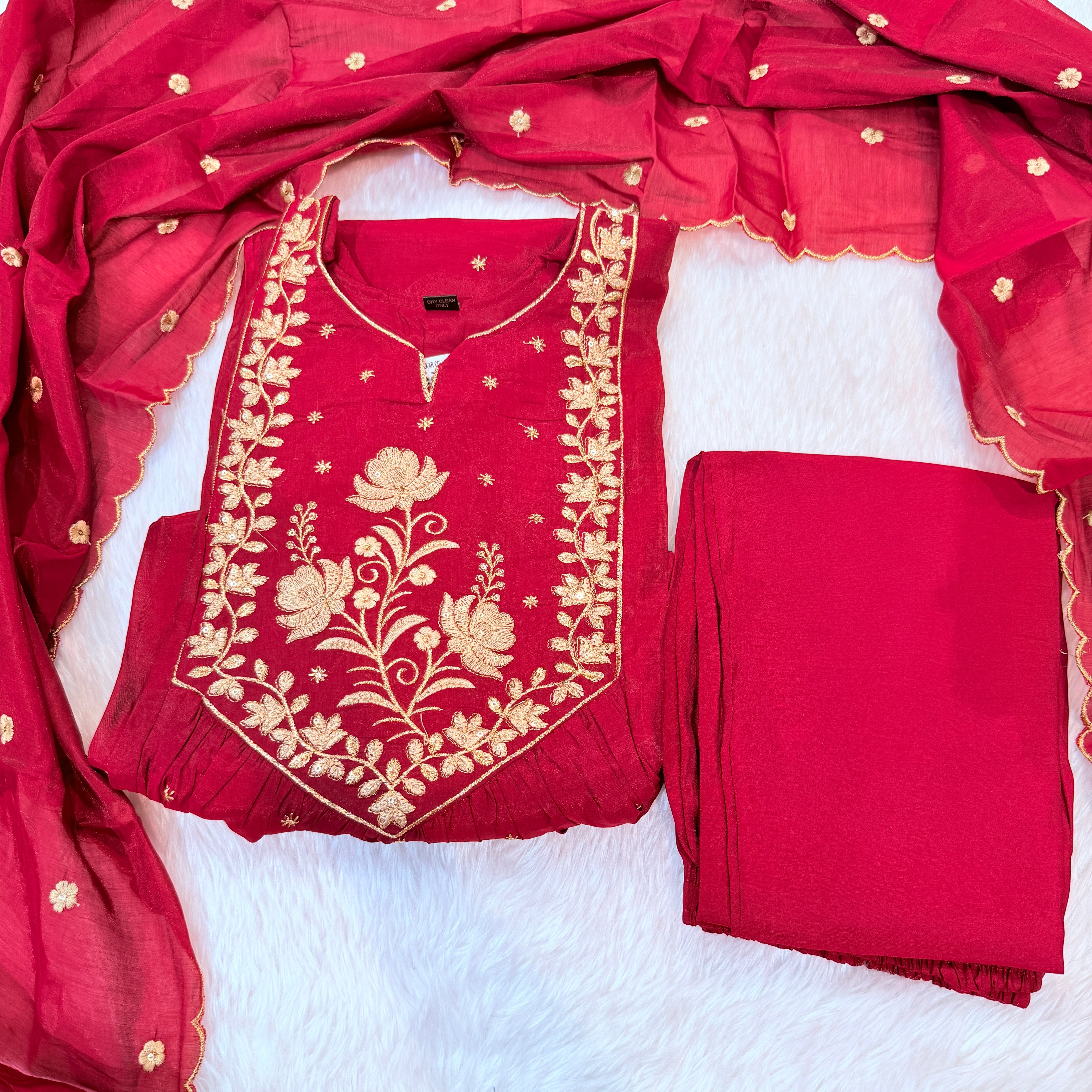 Aadi Sale/mul cotton Emb 3pc