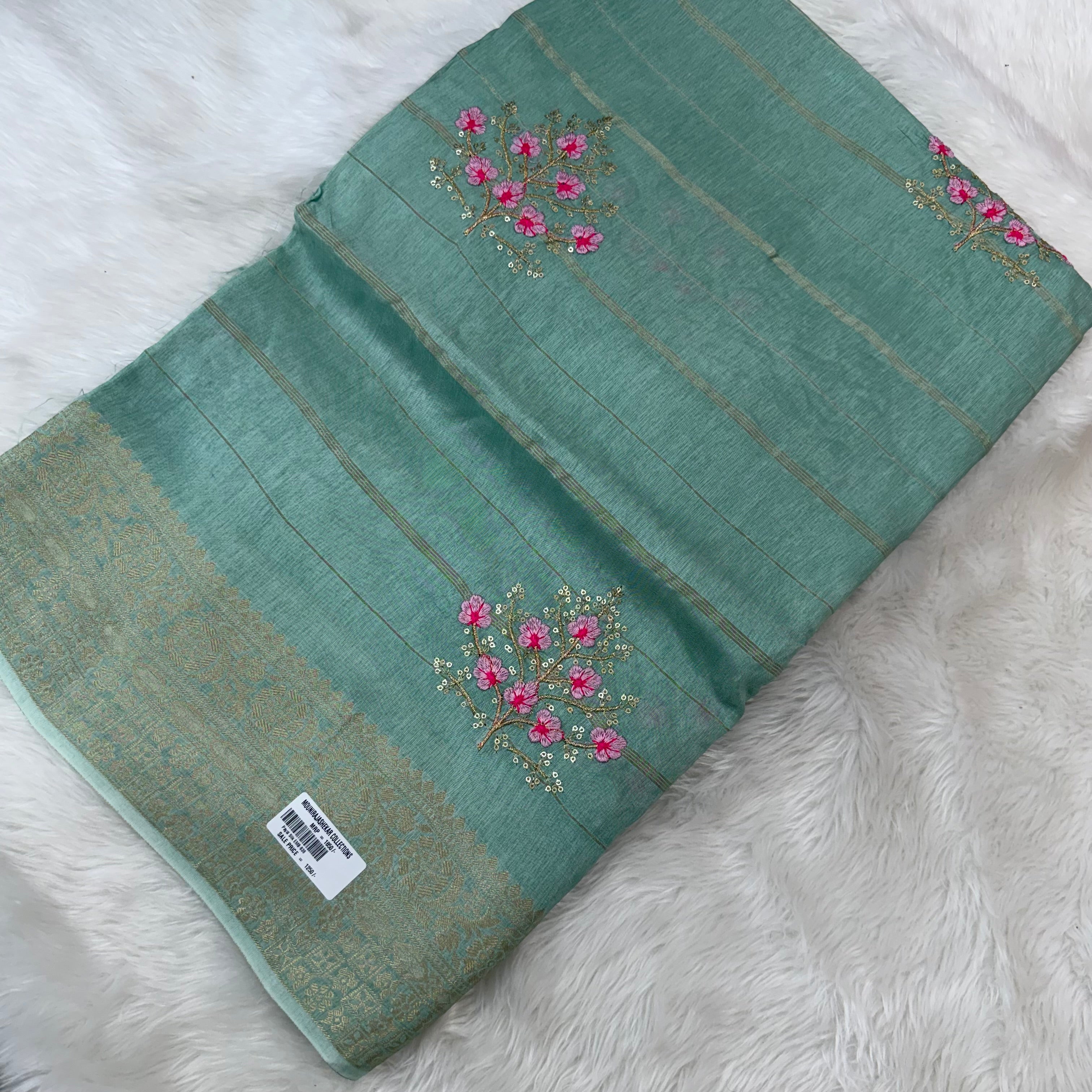 MRC178 Green Mysore Silk / Payal Silk