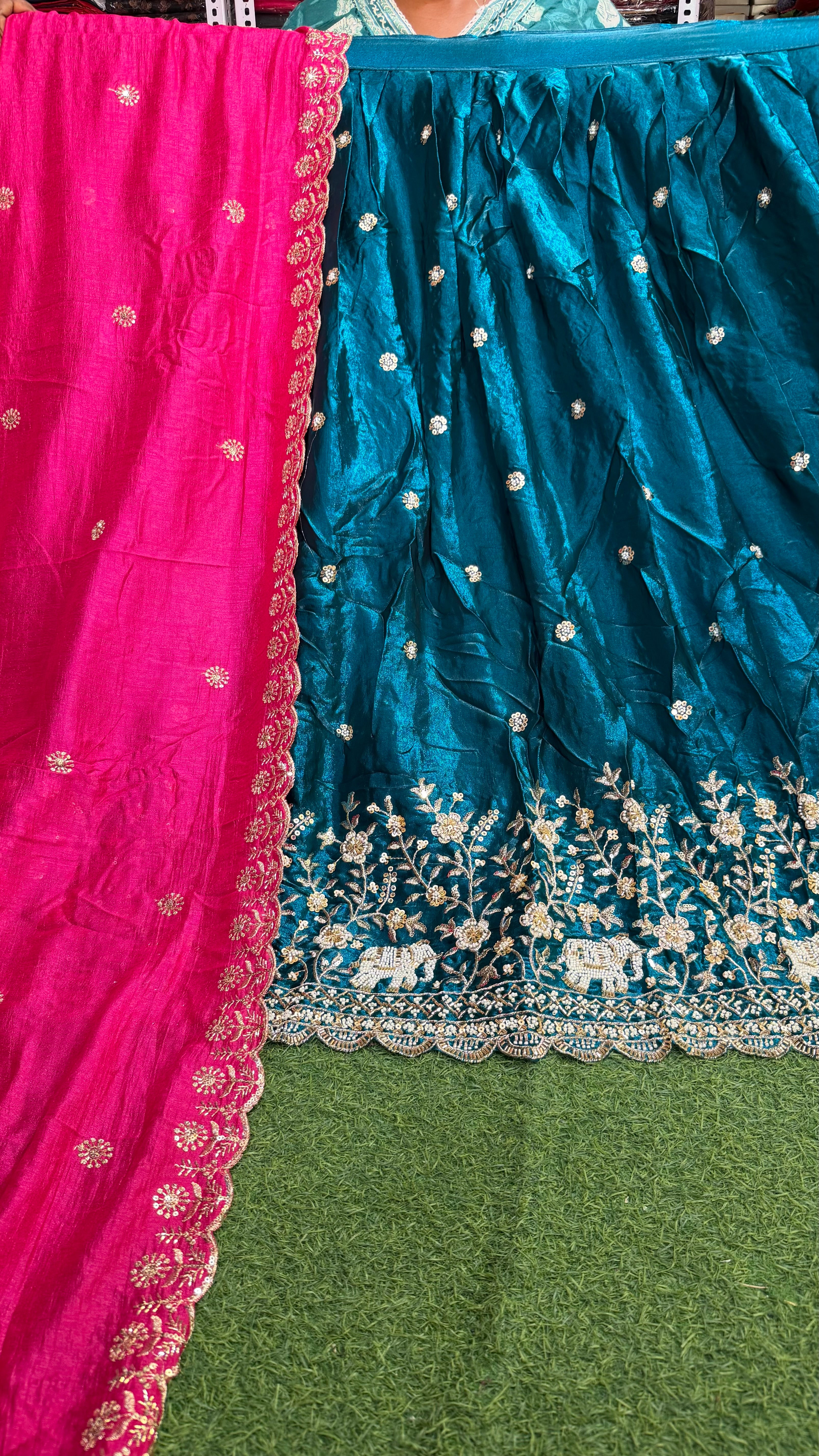 MRC51 Space Silk Beads Work/ Nupur-2