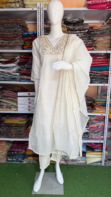 MRC107 3 piece party wear kurti set