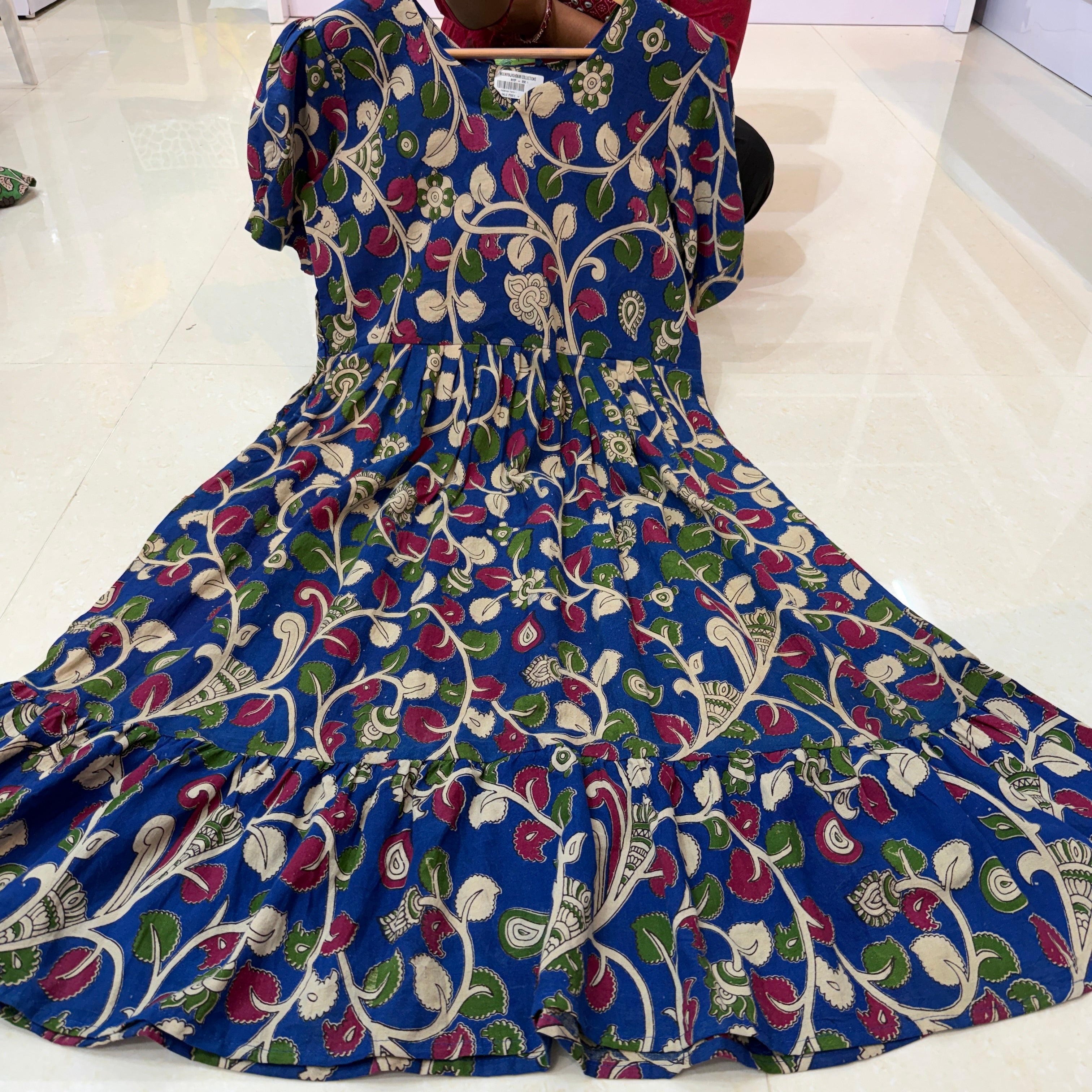 MRC224 cotton Kalamkari frocks