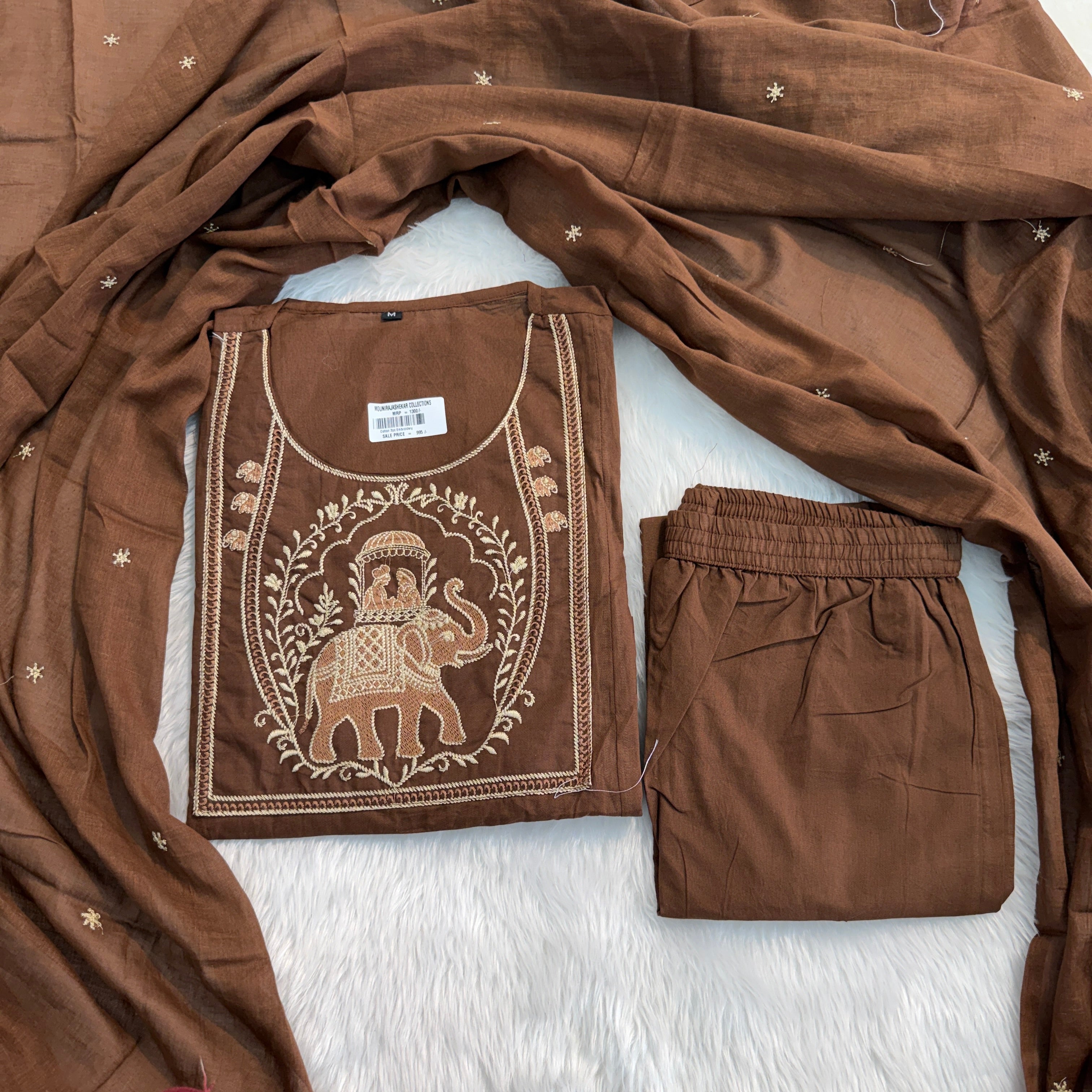 MRC209 Cotton 3pc Embroidery