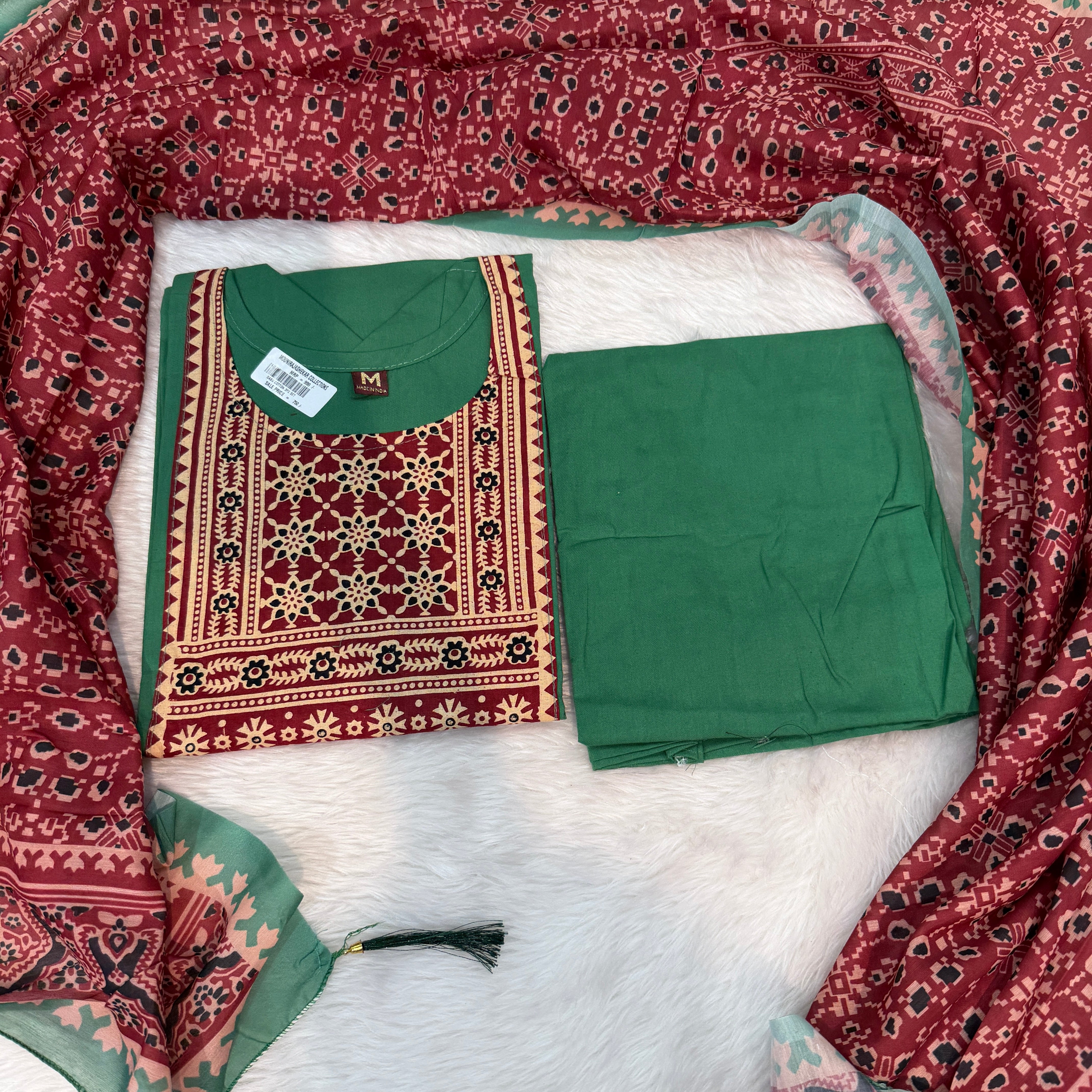 Aadi Sale Dabu Cotton 3Pc