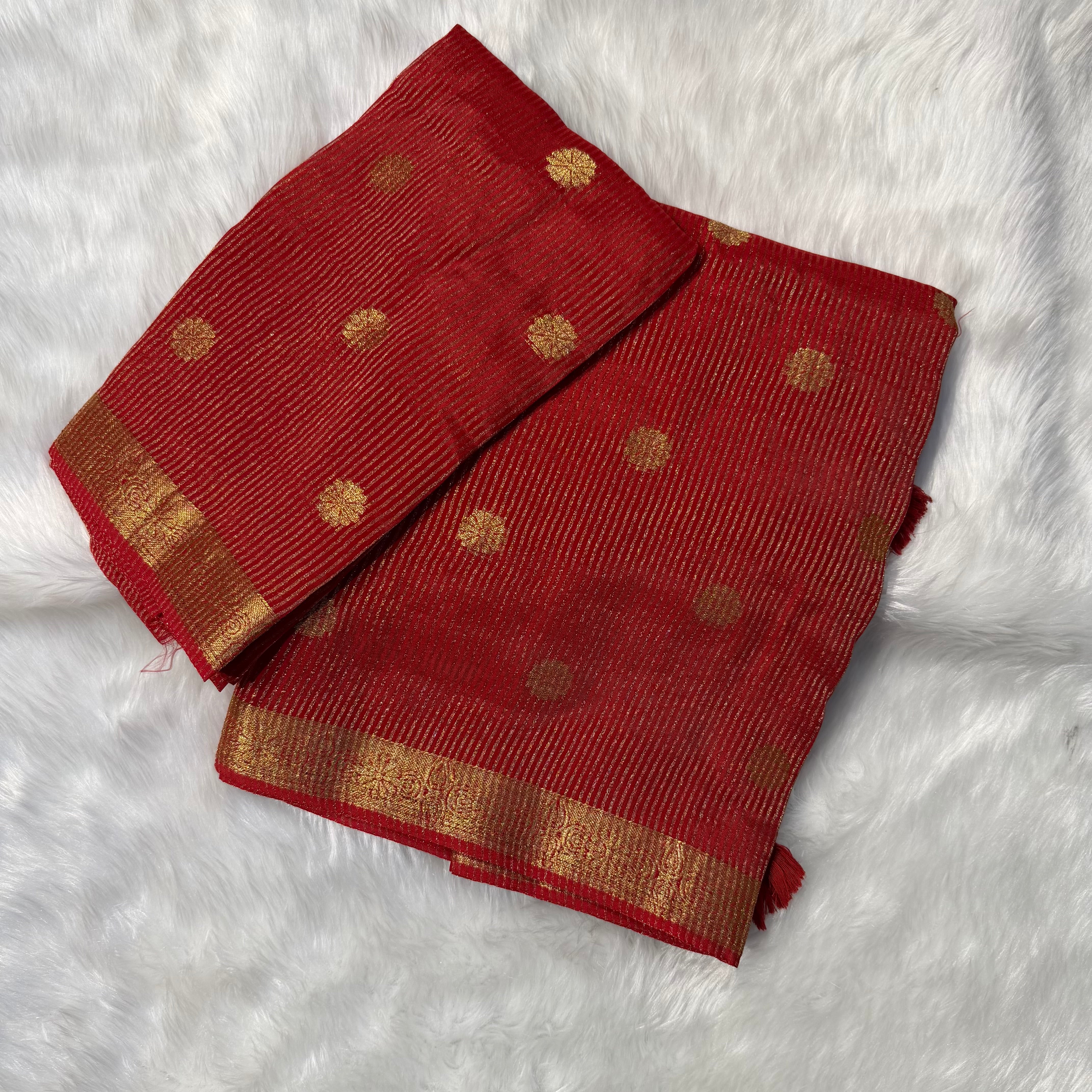 MRC39 Banaras Organza Tissue Sare /SILKOVA