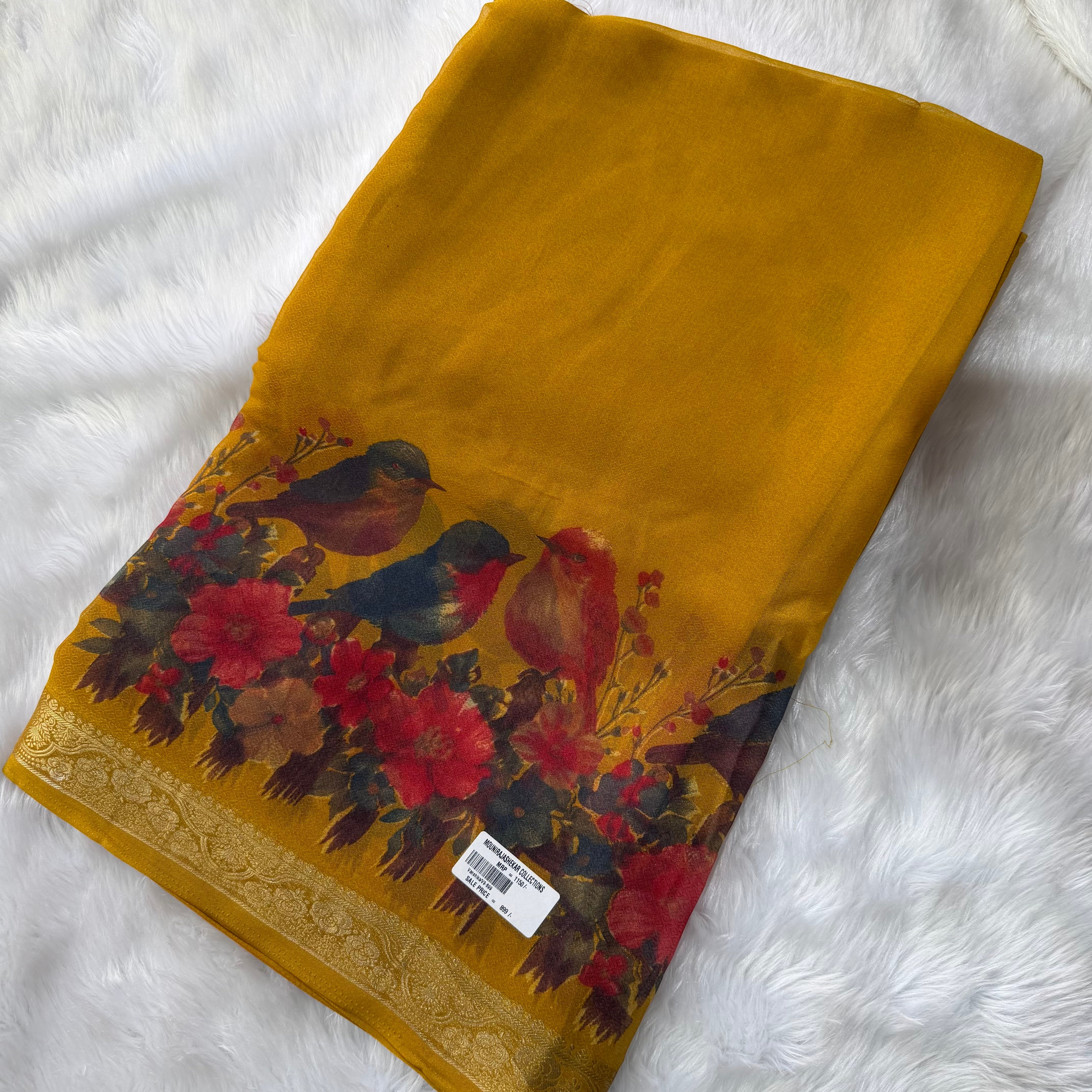 MRC140 Organza Crepe Georget saree/Vanshika