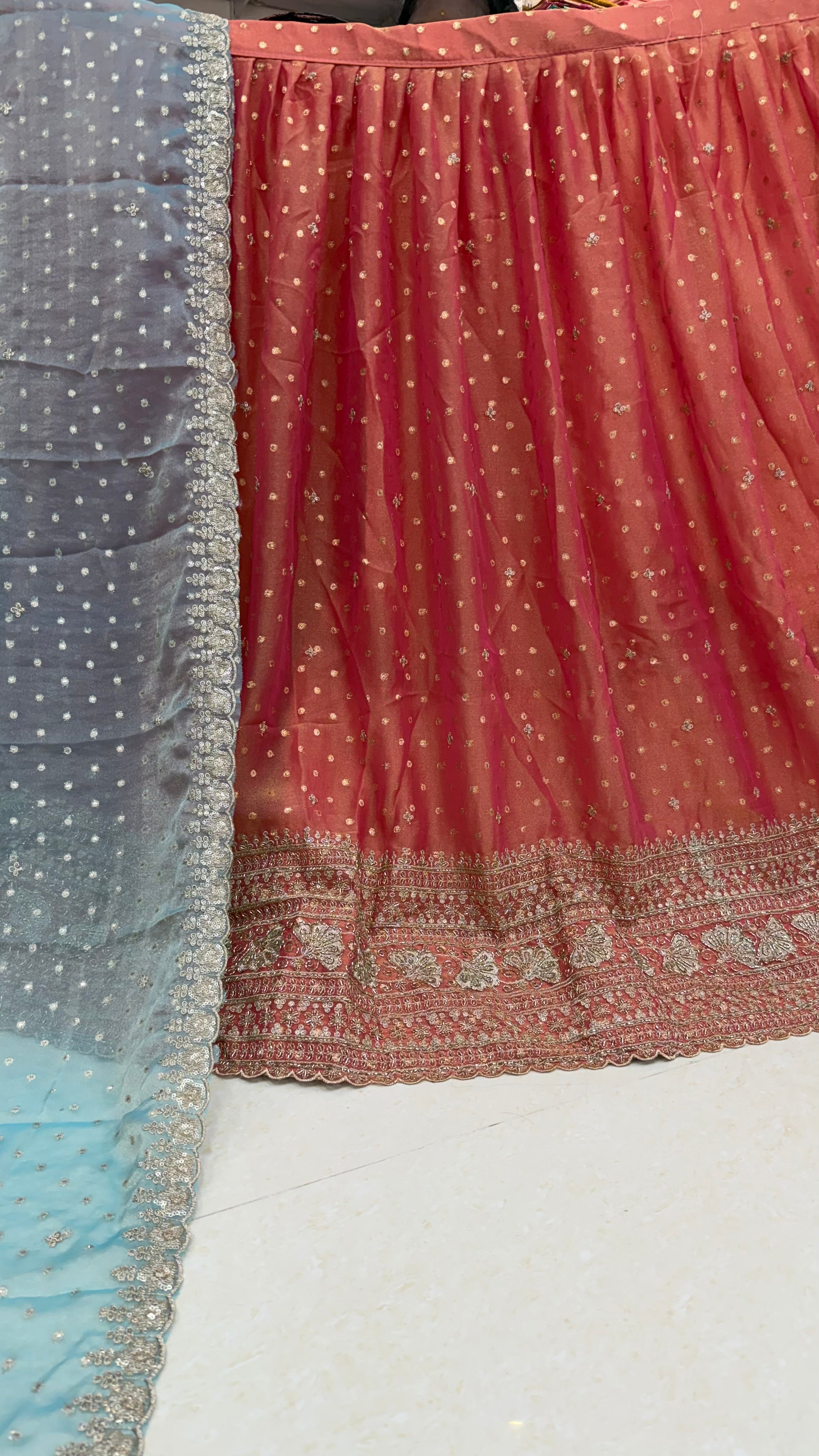 MRC181 Vellfrie Half Saree / Tissue