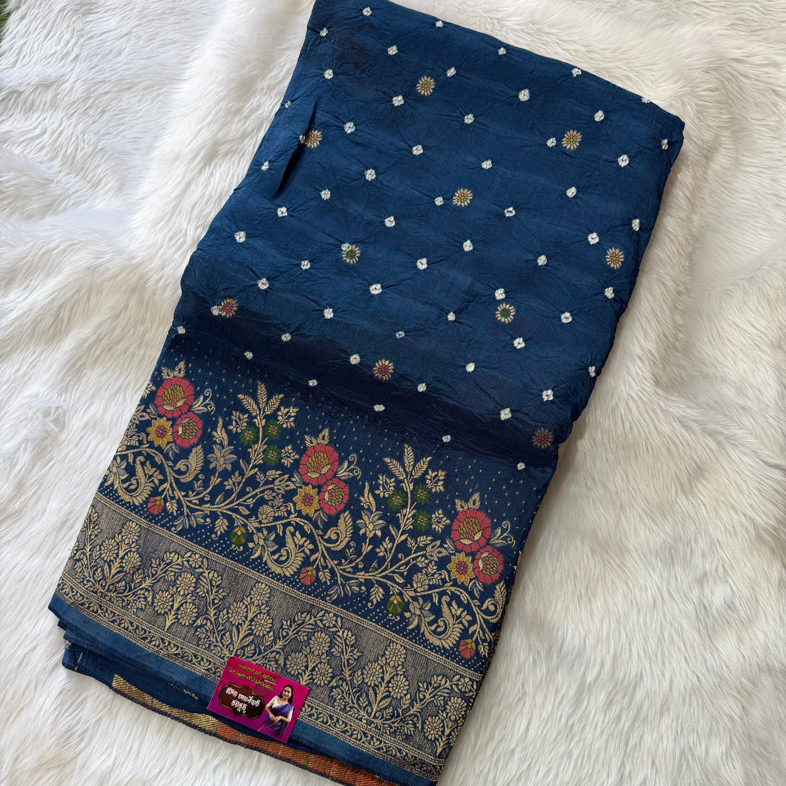 MRC131 premium handcrafted Bandini HO saree
