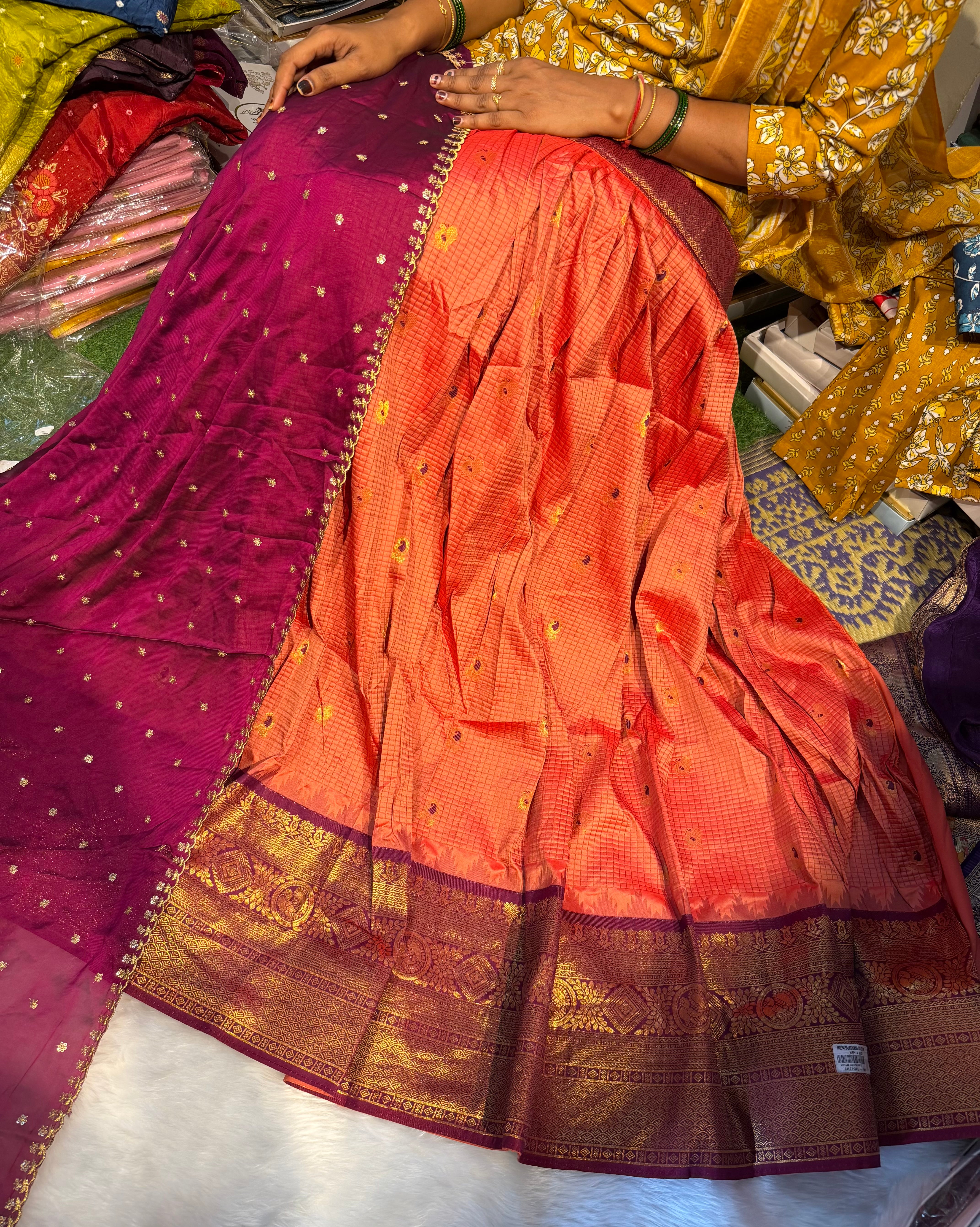 MRCL5  Vintage Half Saree