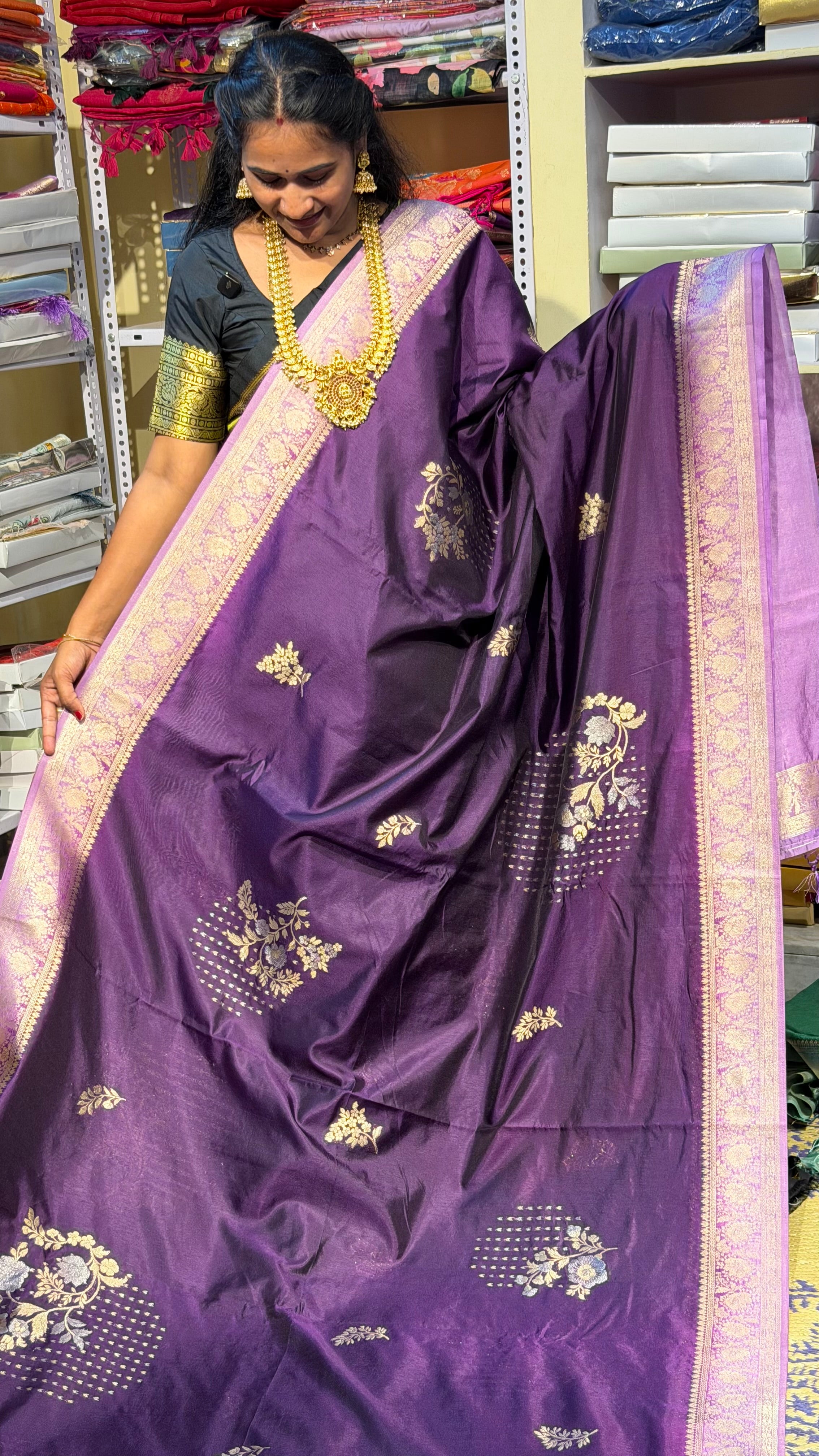 MRC133 Banarasi Tussur silk