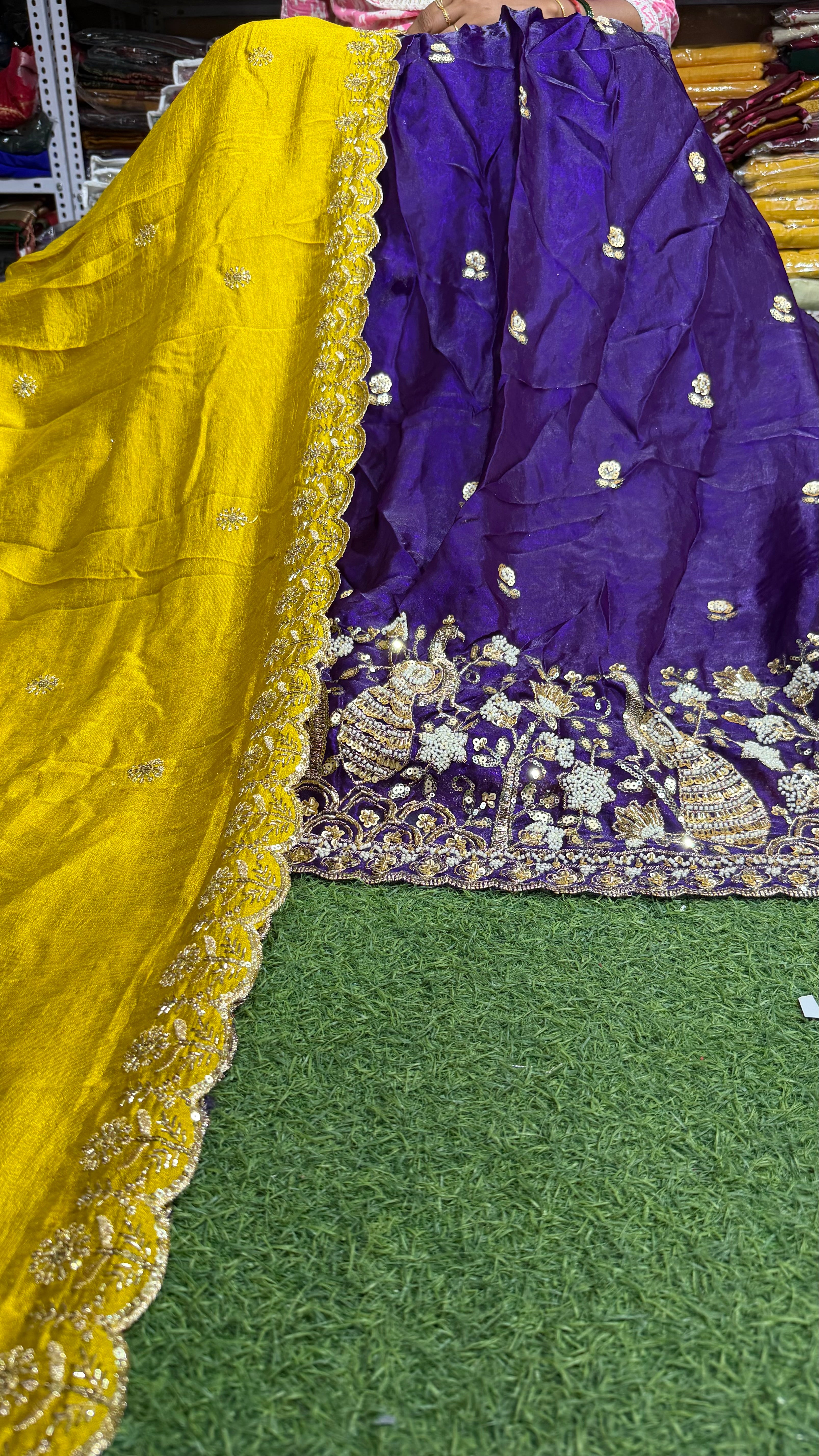 MRC51 Space Silk Beads Work/ Nupur-2