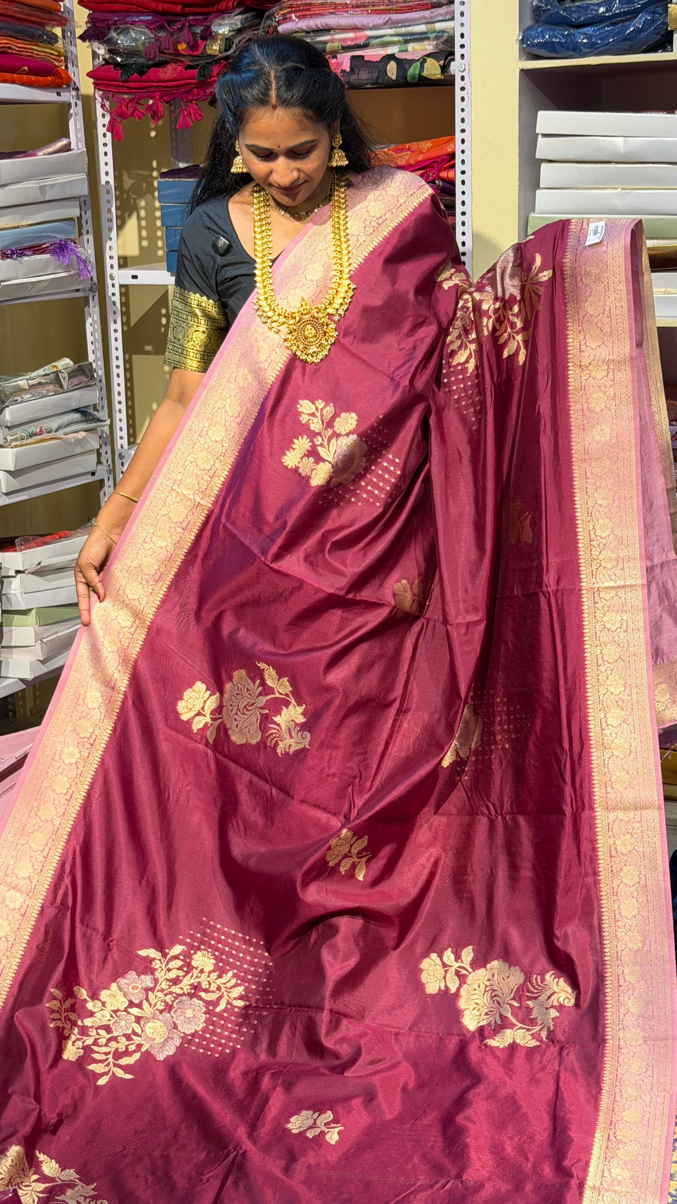 MRC133 Banarasi Tussur silk