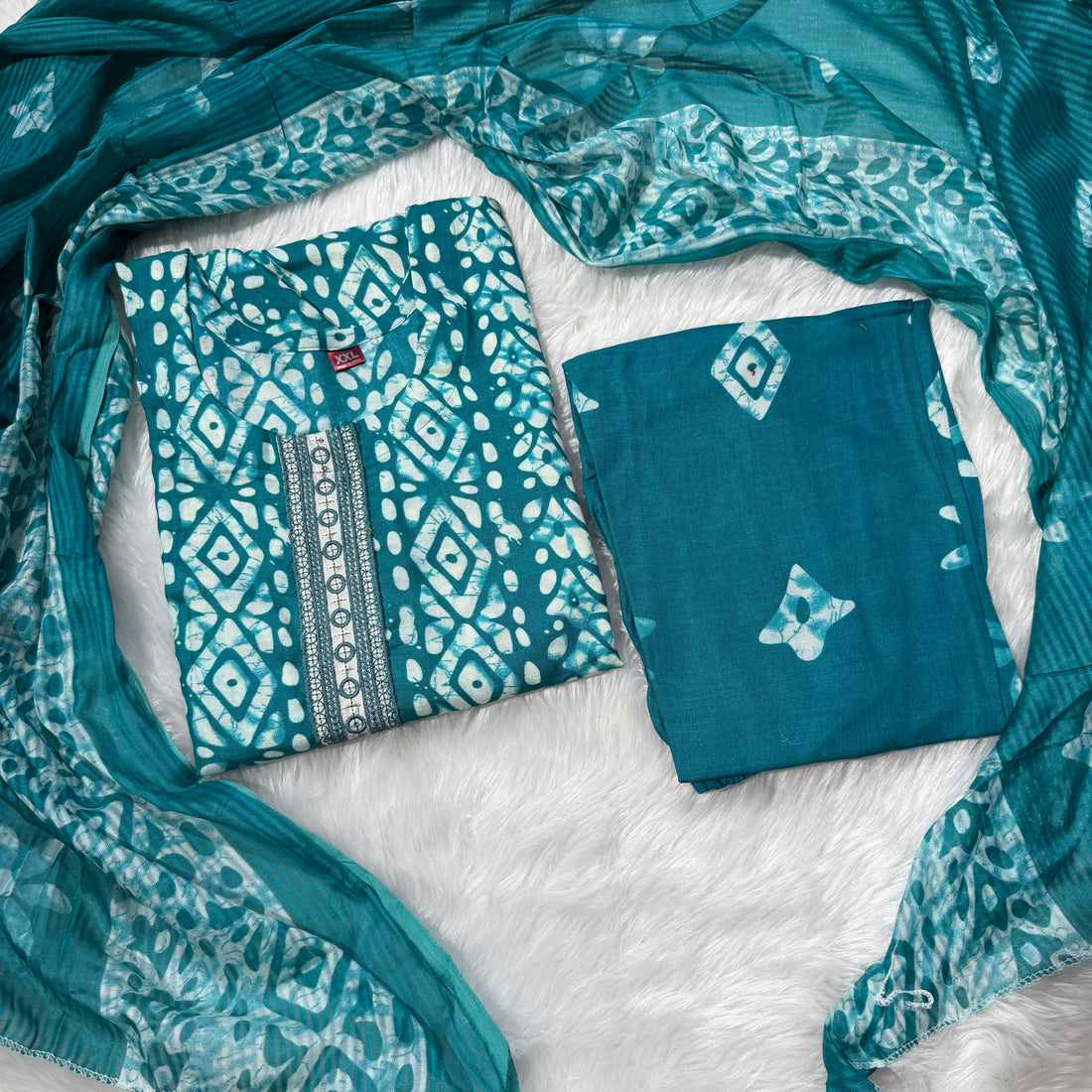 MRC144 Poonam 3 Piece kurti set