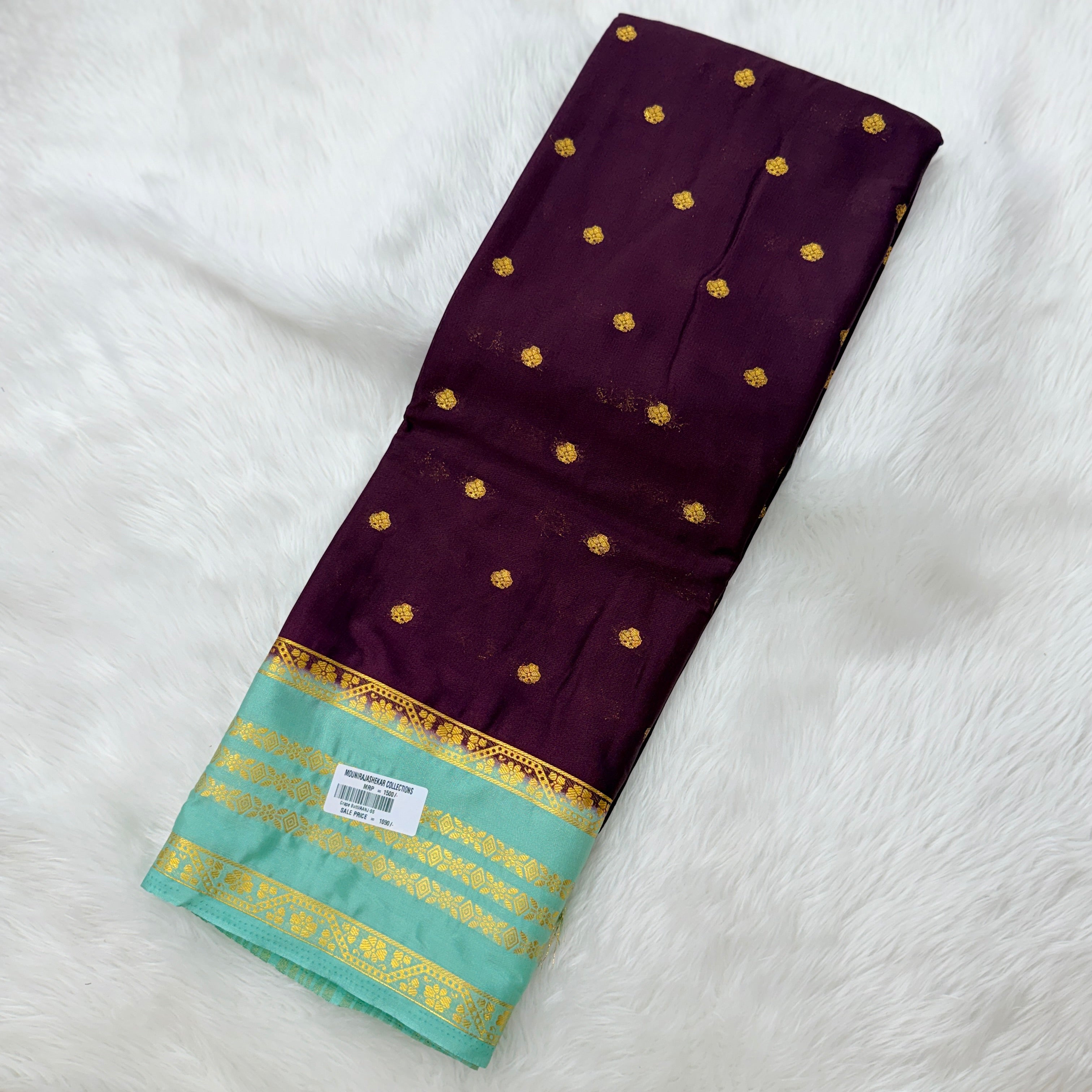 MRC196 Mysore Silk / Crape Butti/AANJ