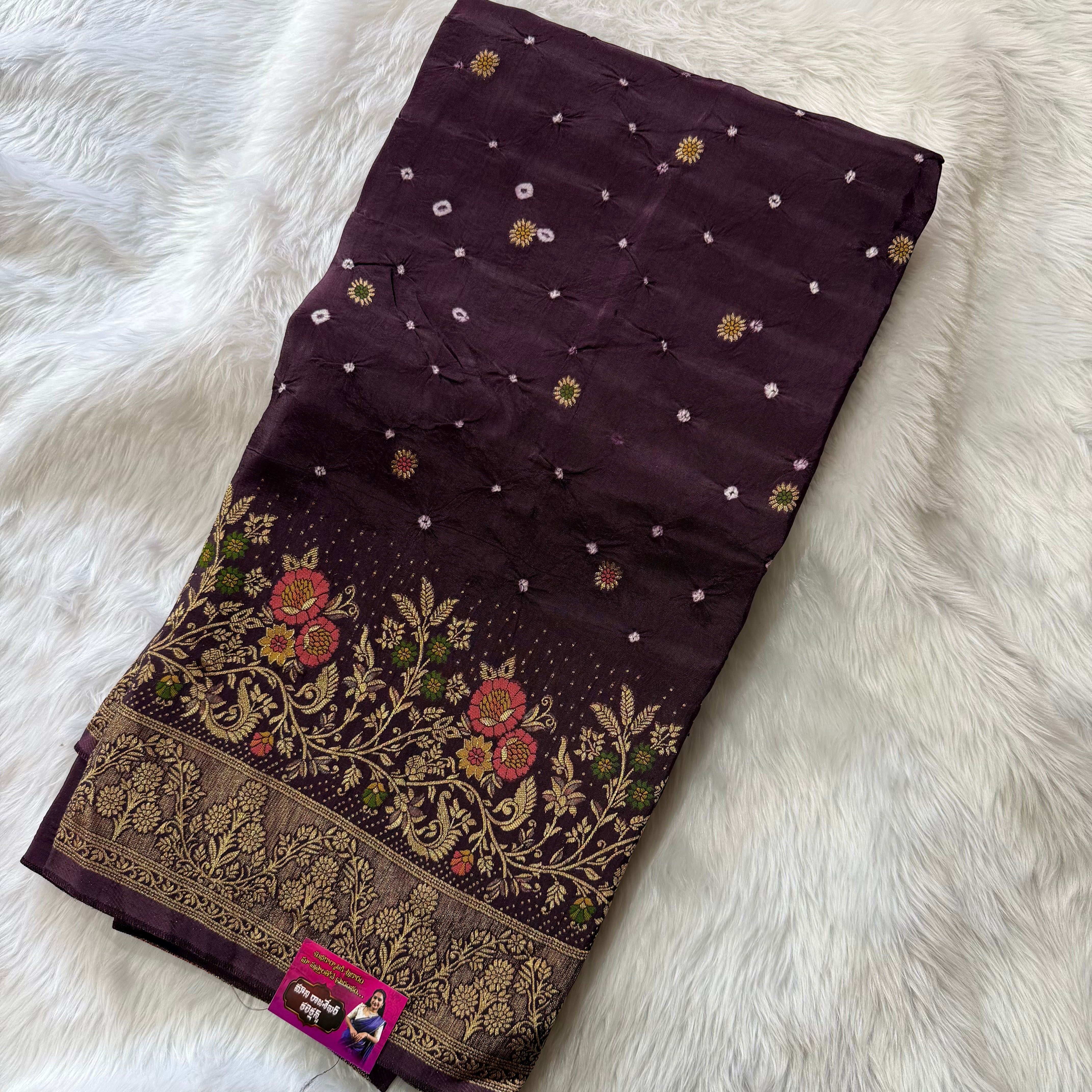 MRC131 premium handcrafted Bandini HO saree