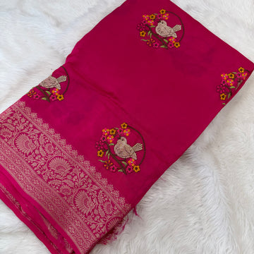 MRC178 Green Mysore Silk / Payal Silk