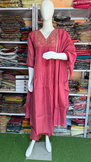 MRC107 3 piece party wear kurti set