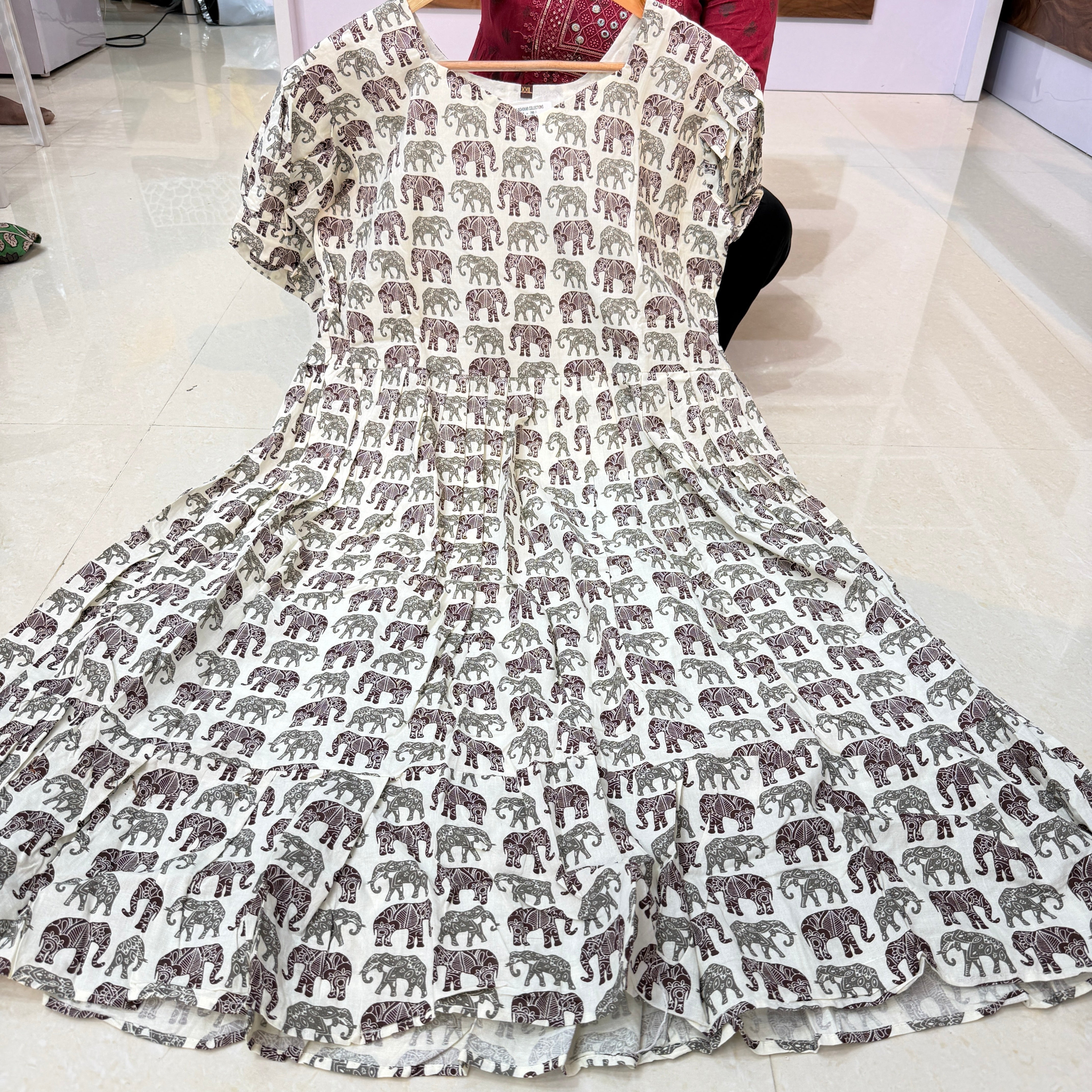 MRC224 cotton Kalamkari frocks