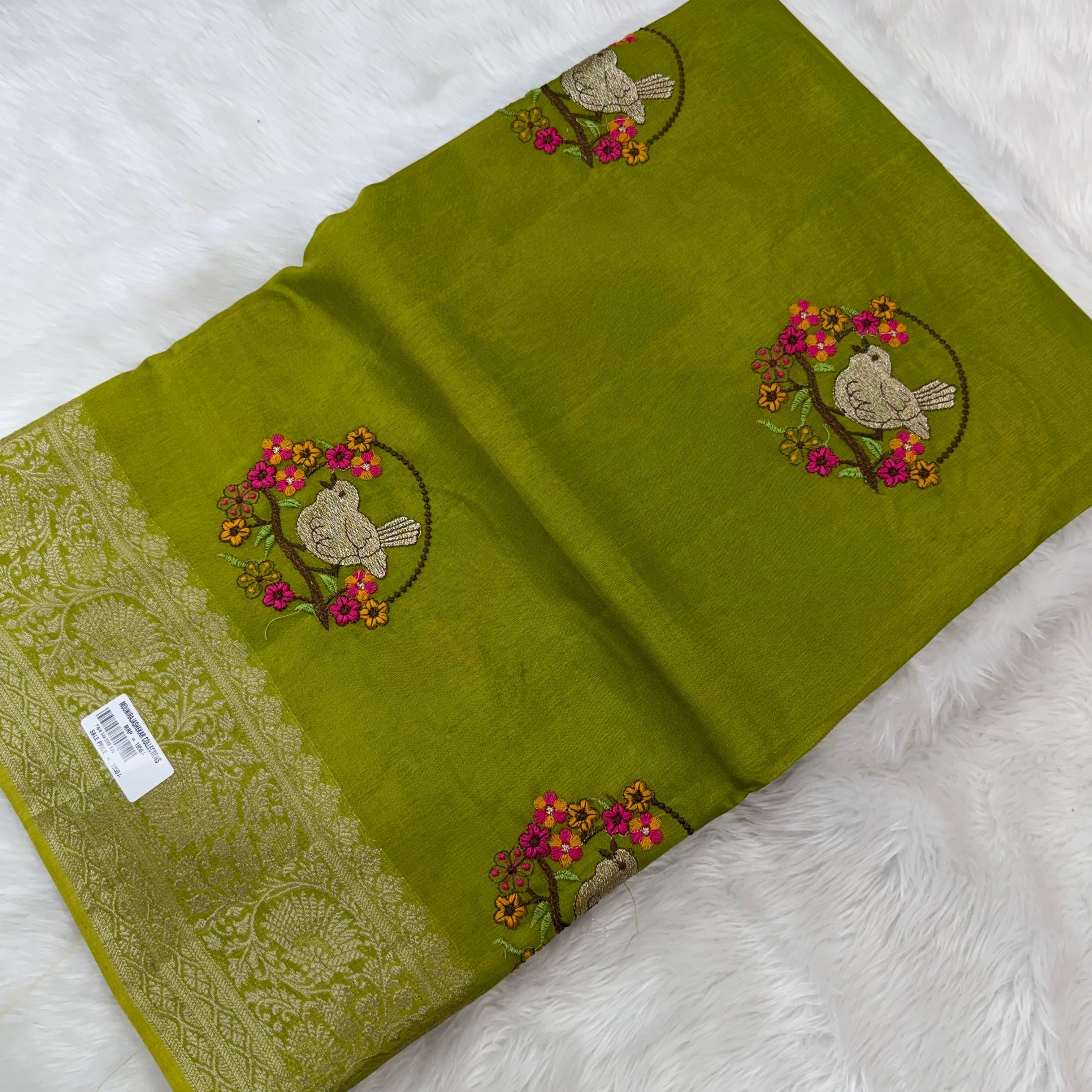 MRC178 Green Mysore Silk / Payal Silk