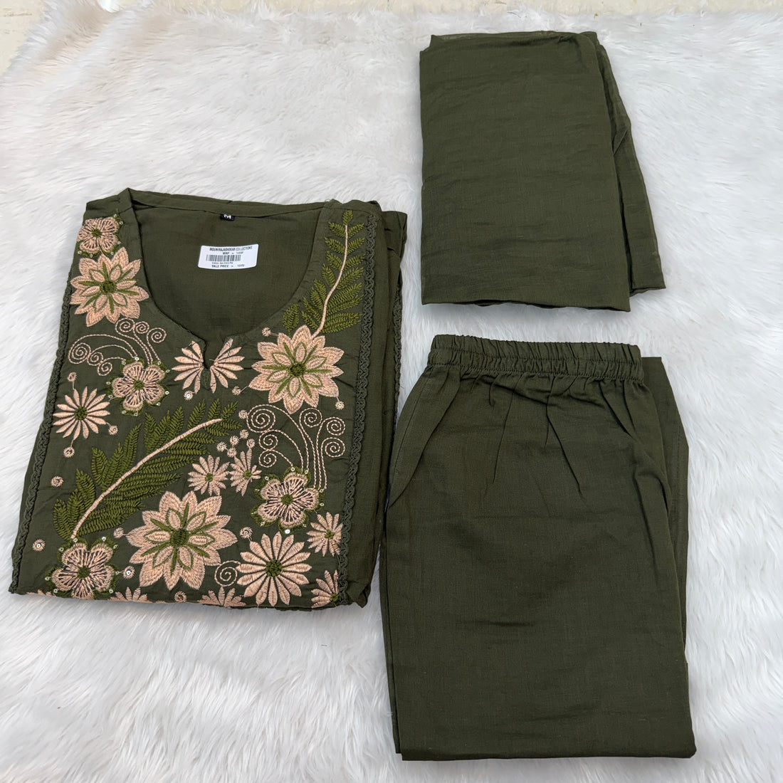 MRC214 Cotton 3PC Emb PKT