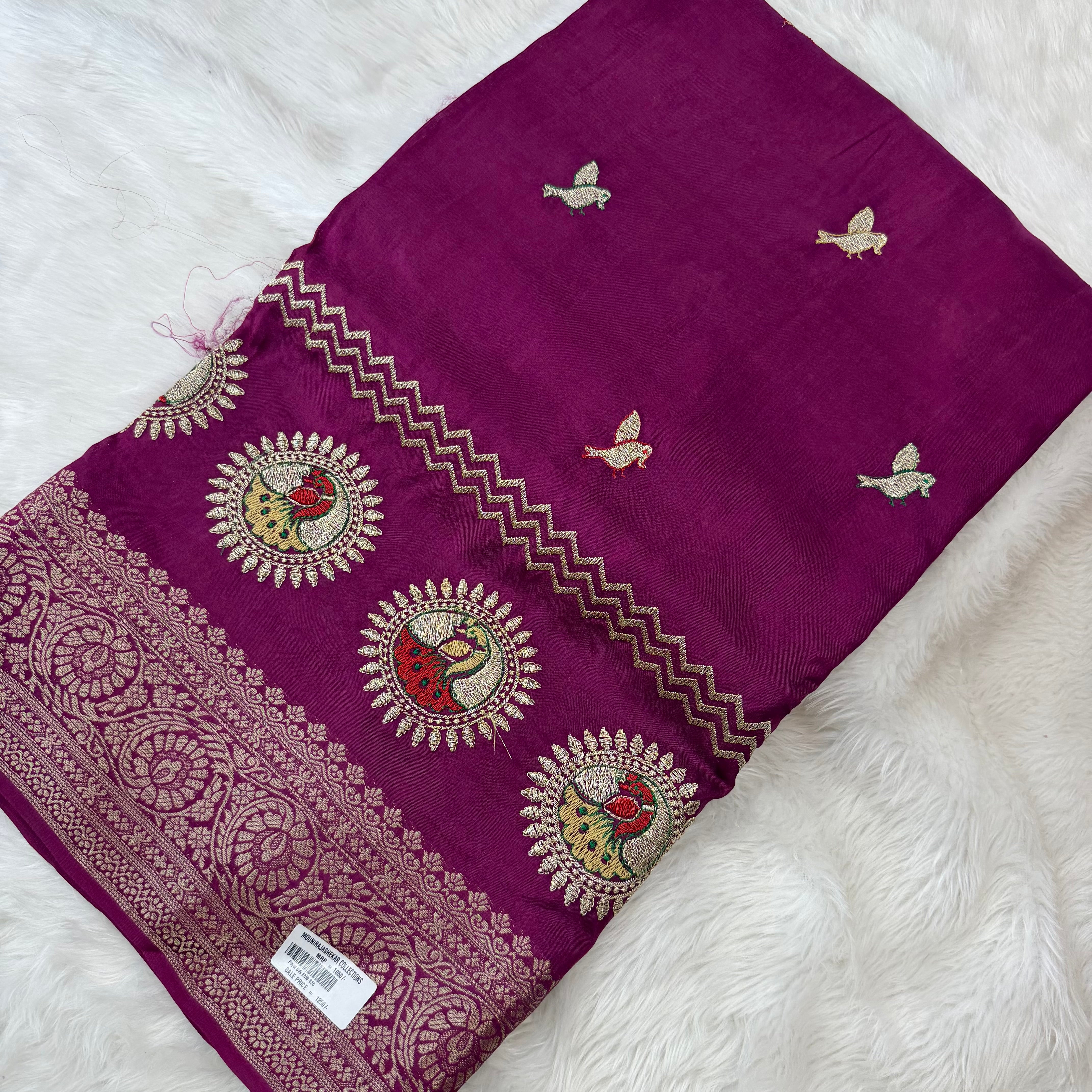 MRC178 Green Mysore Silk / Payal Silk