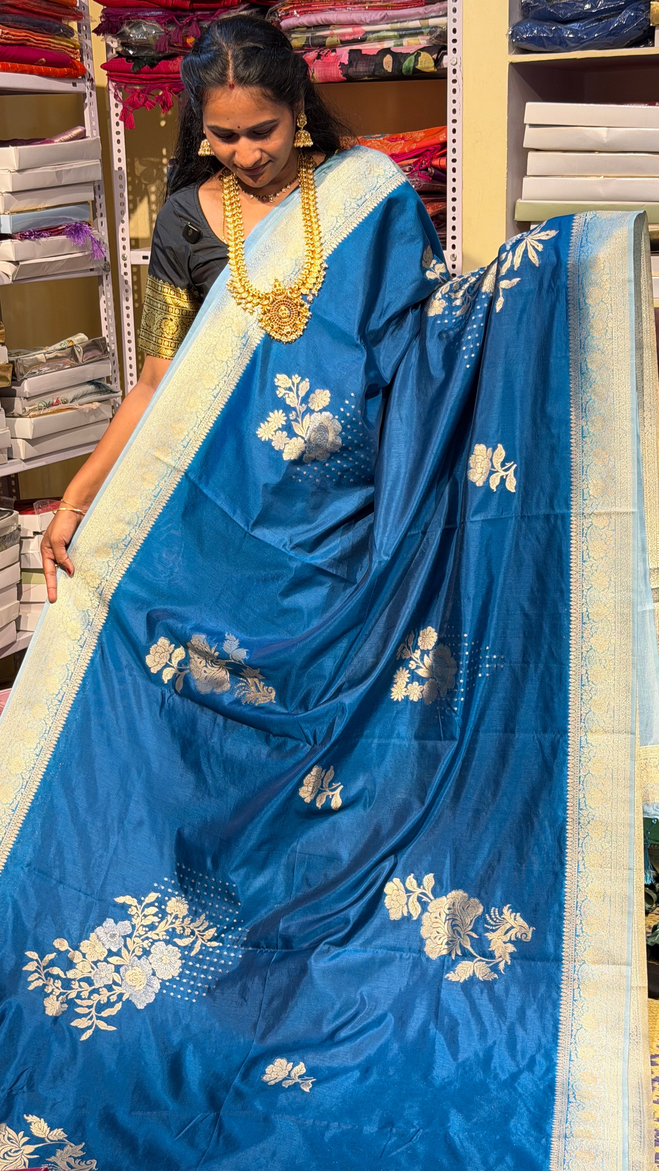 MRC133 Banarasi Tussur silk