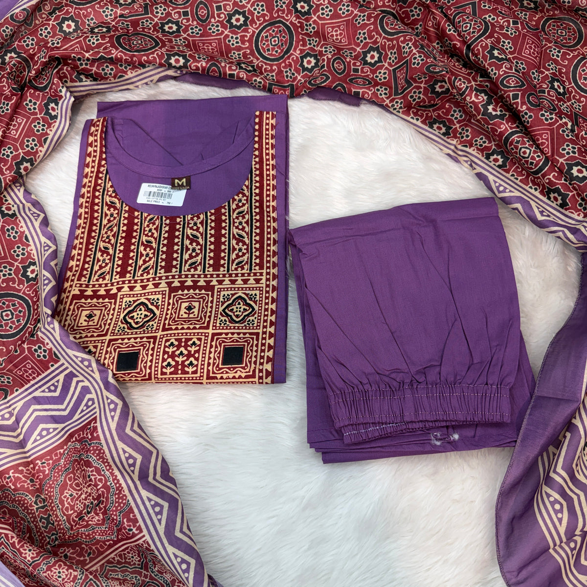 Aadi Sale Dabu Cotton 3Pc