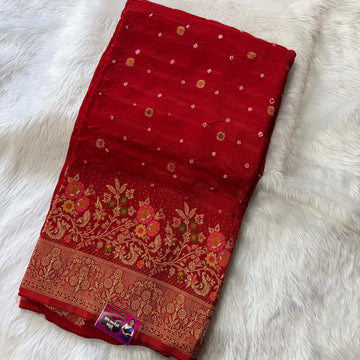 MRC131 premium handcrafted Bandini HO saree