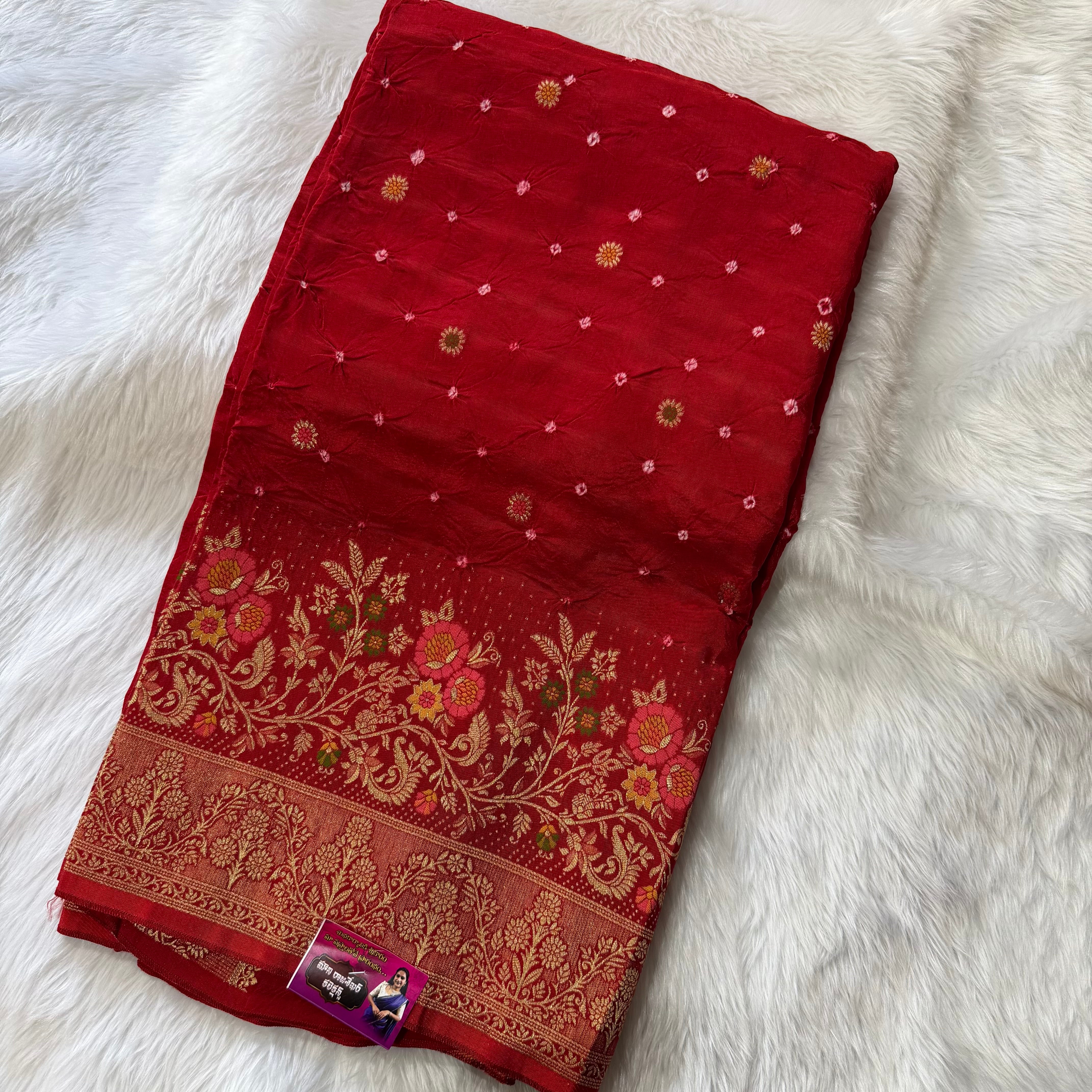 MRC131 premium handcrafted Bandini HO saree