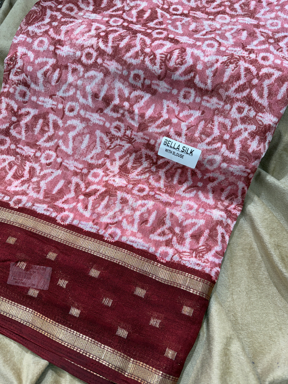Bella silk jute marshmallow
