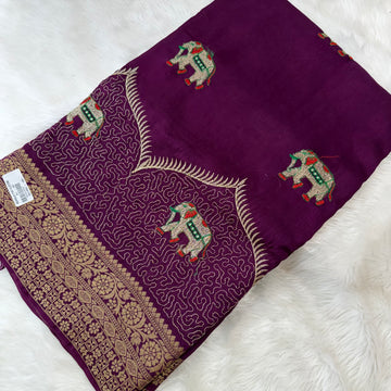 MRC178 Green Mysore Silk / Payal Silk