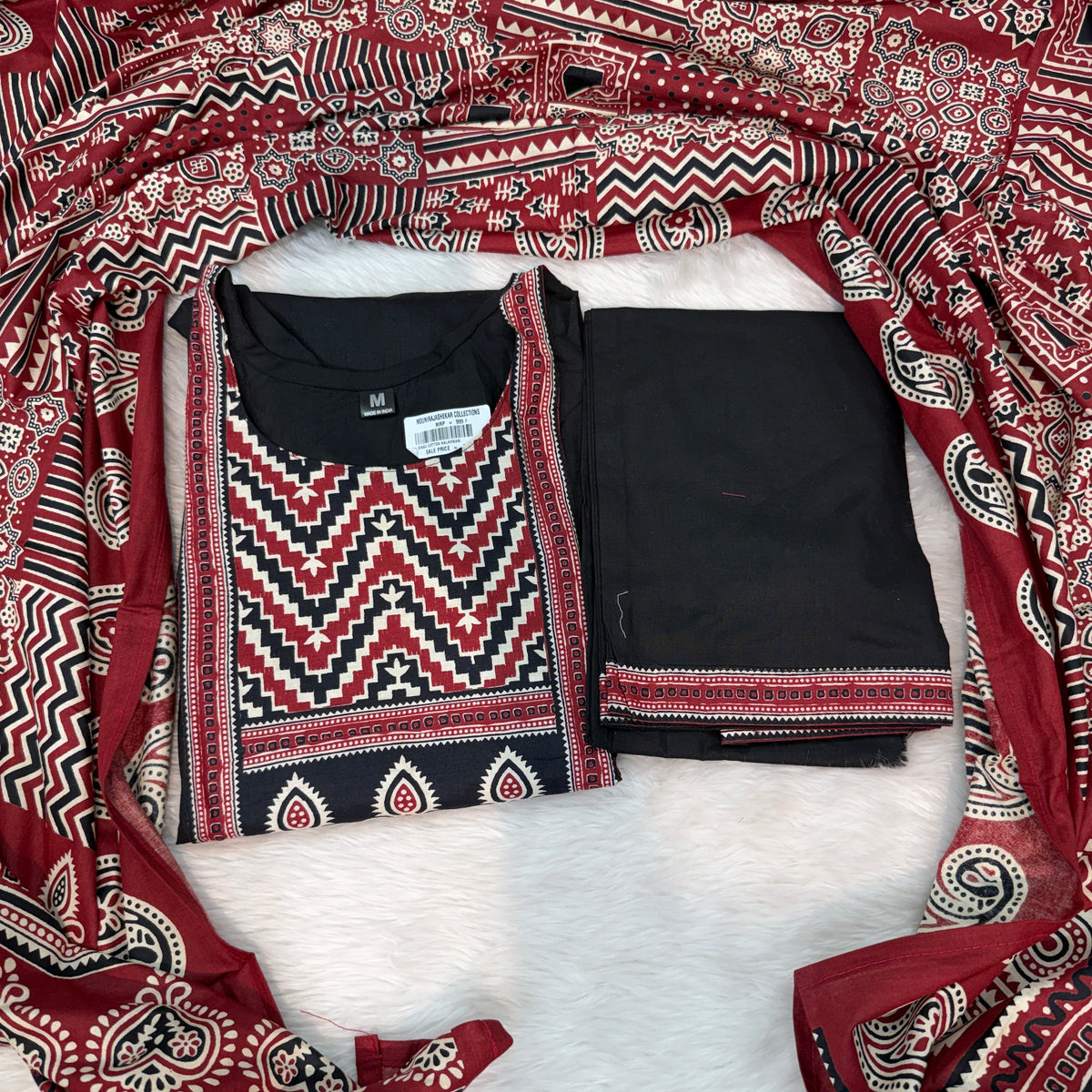 Aadi Sale /Dabu cotton 3pc