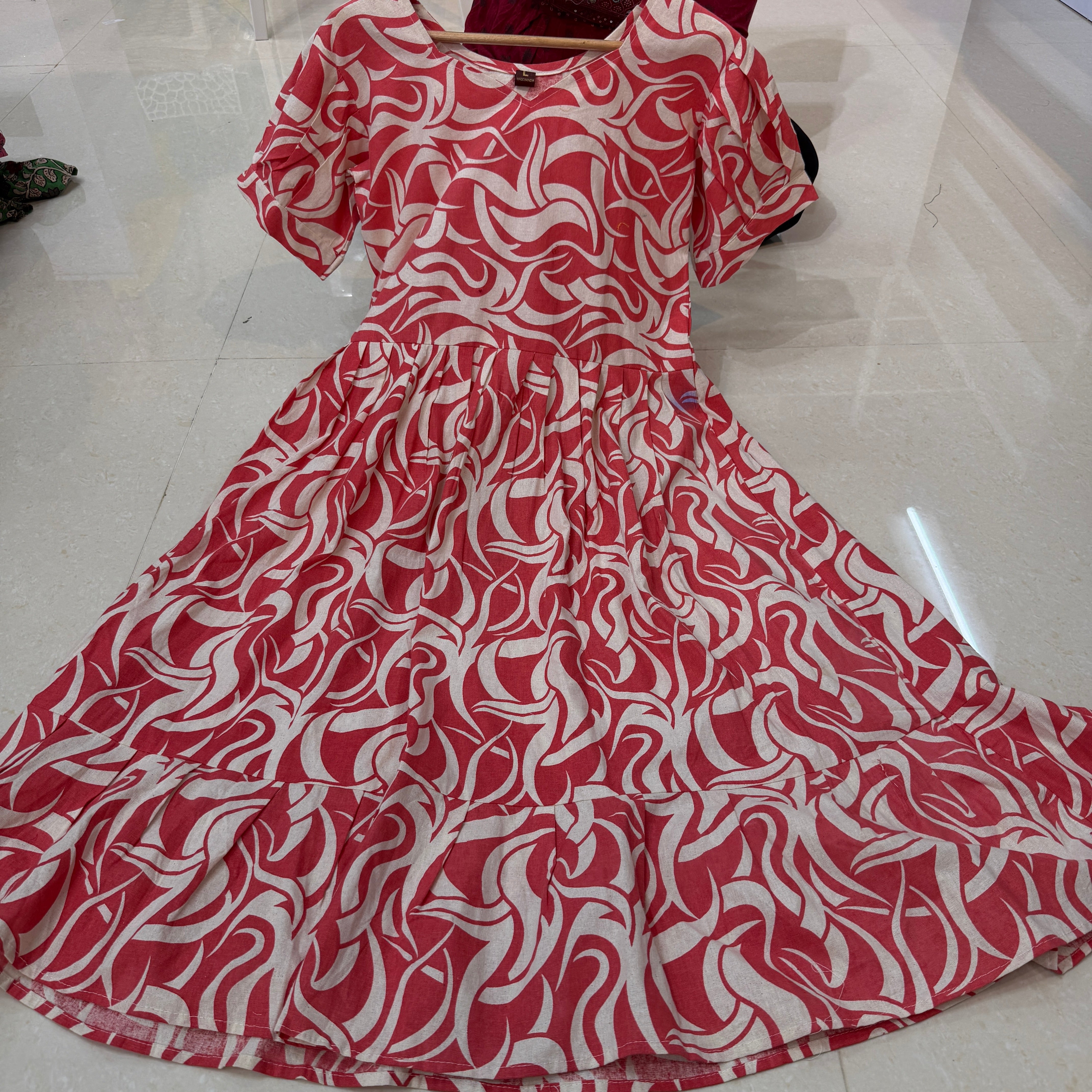 MRC224 cotton Kalamkari frocks