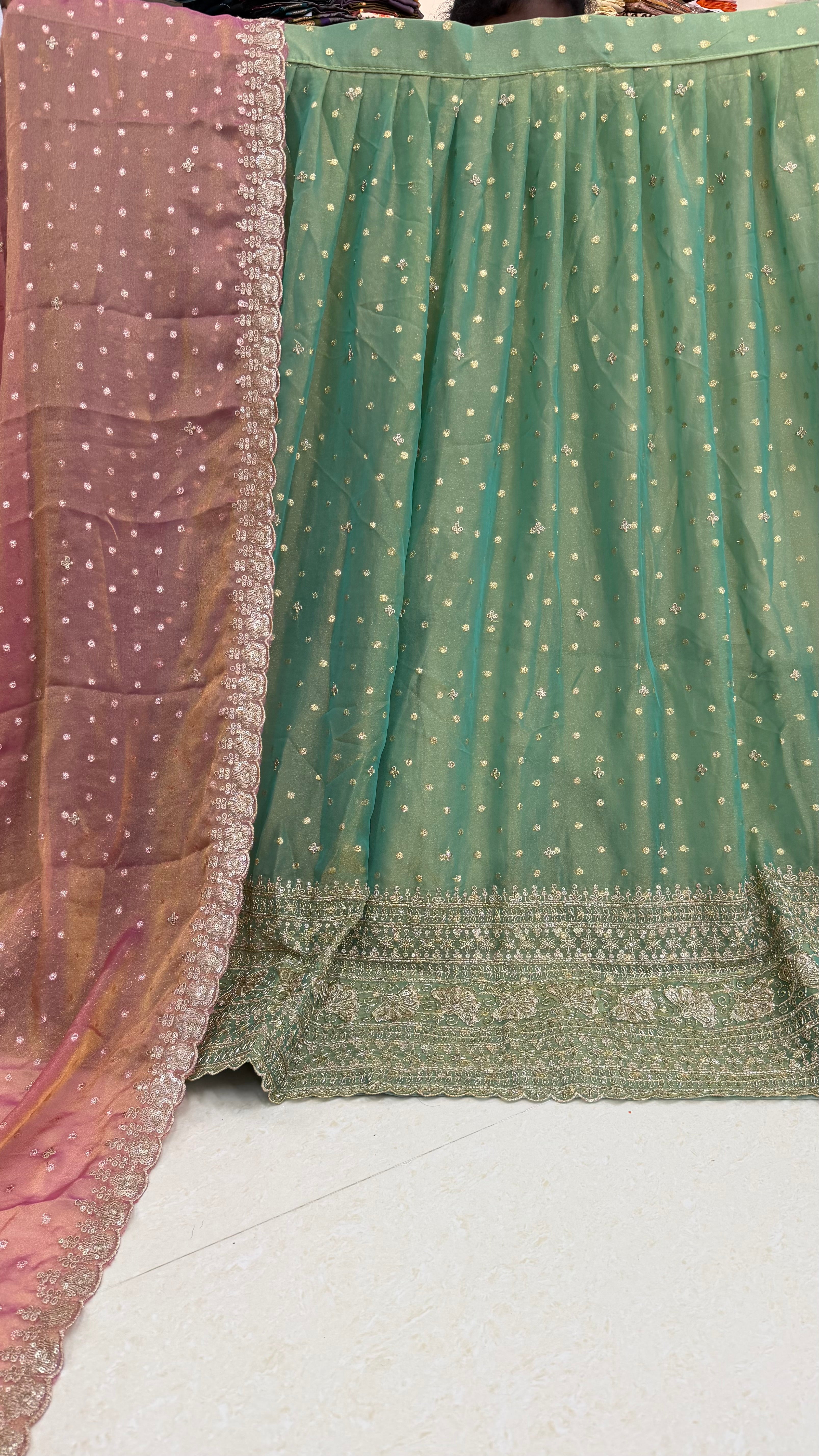 MRC181 Vellfrie Half Saree / Tissue