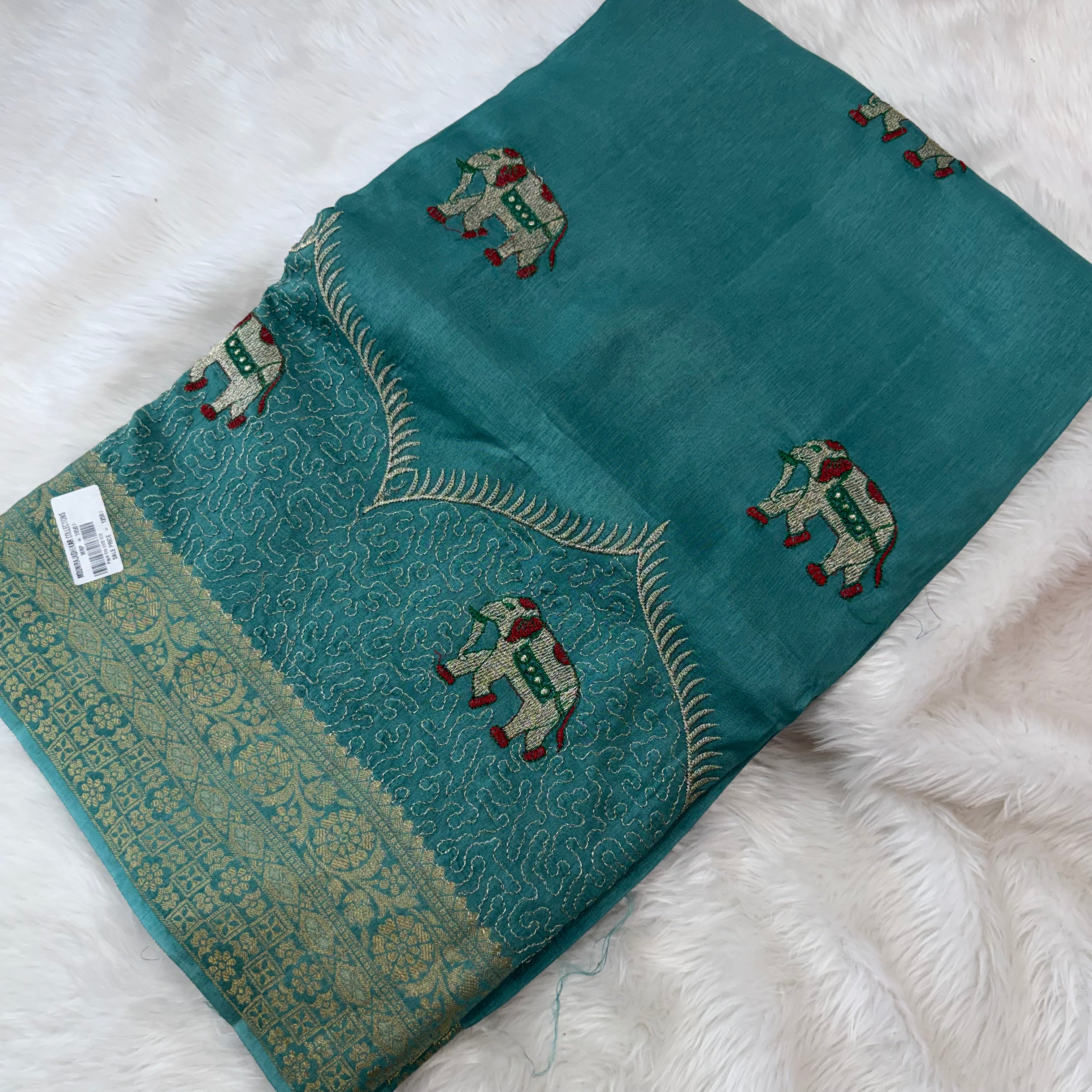 MRC178 Green Mysore Silk / Payal Silk