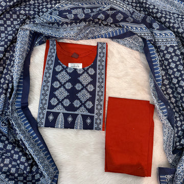 Aadi Sale Dabu cotton Kalamkari