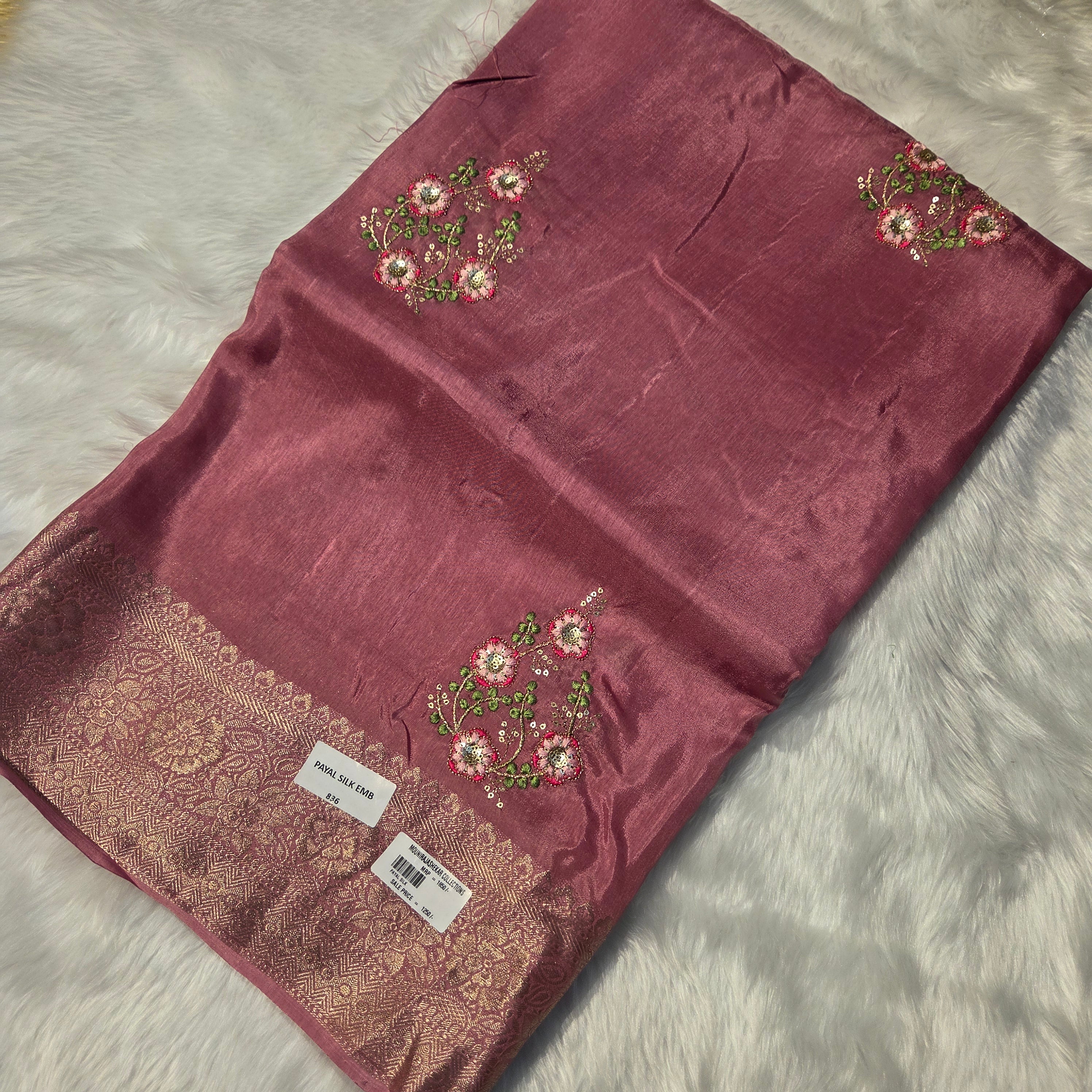 MRC12 Mysore Green Silk / payal