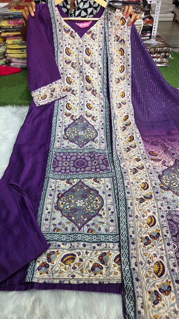 Three piece kurti set
