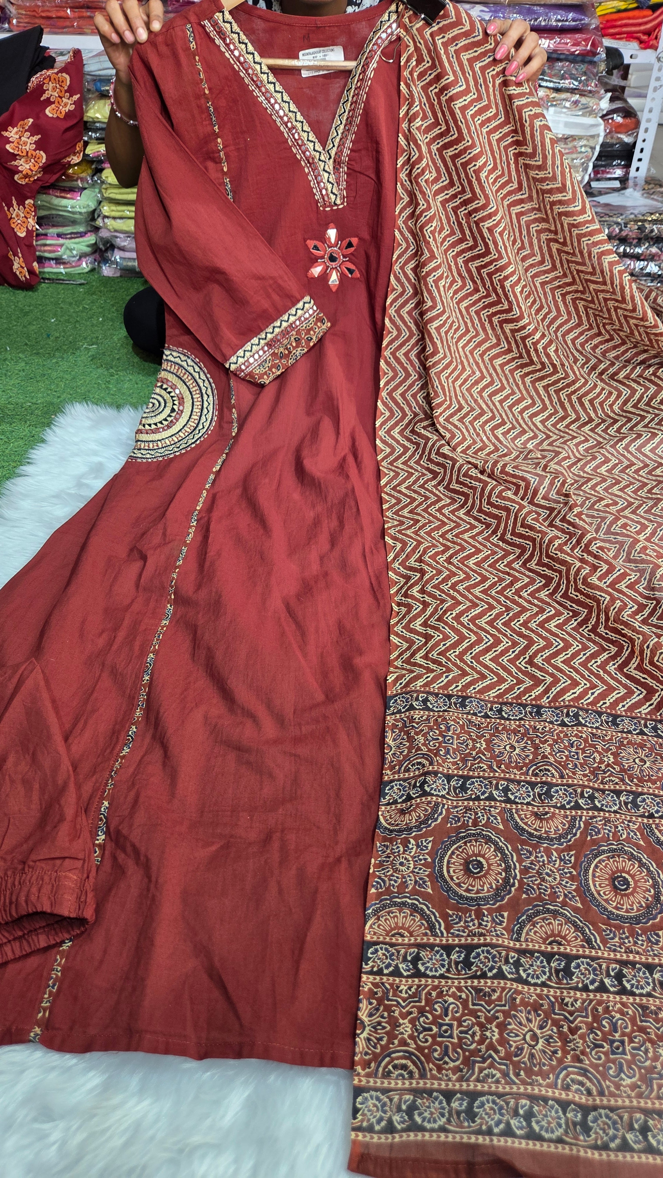 Three piece kurti set