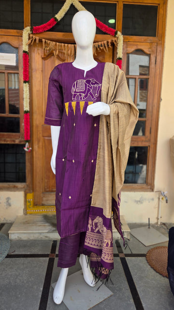 MRC119 Mangalagiri Raw Silk