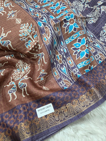 Aadi sale Mysore Crape