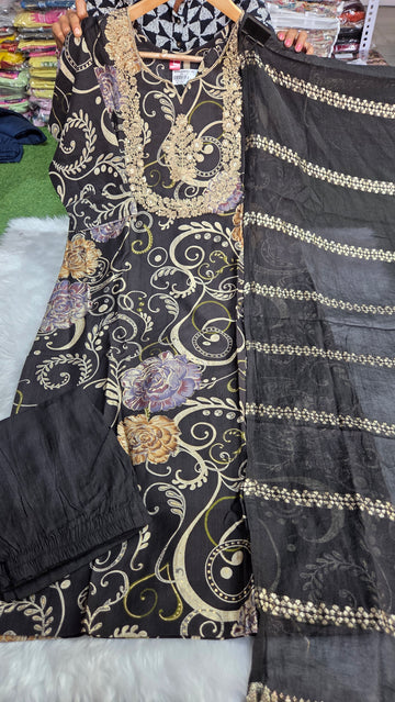 Three piece kurti set