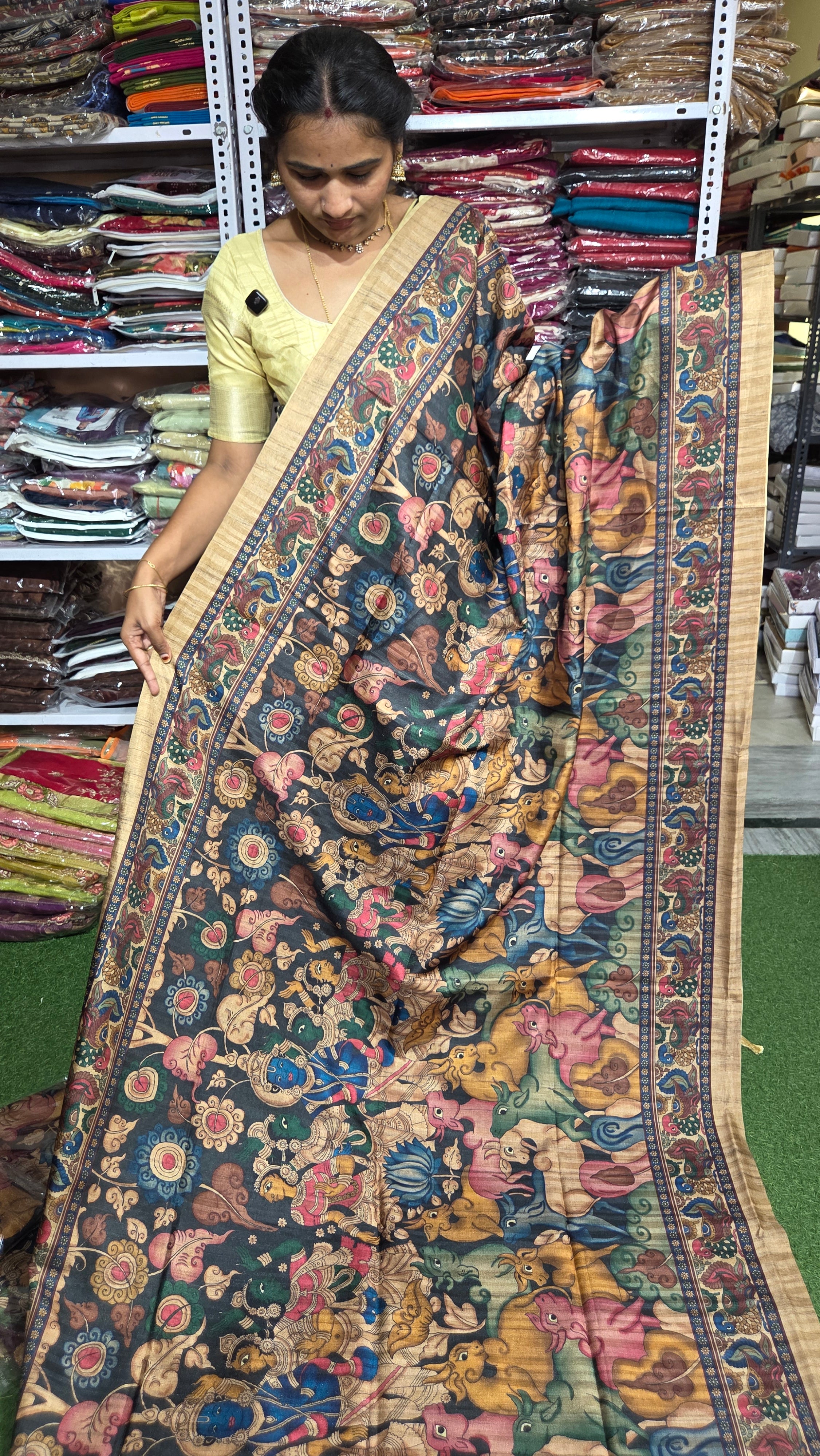 MRC118 Kalamkari Tussur